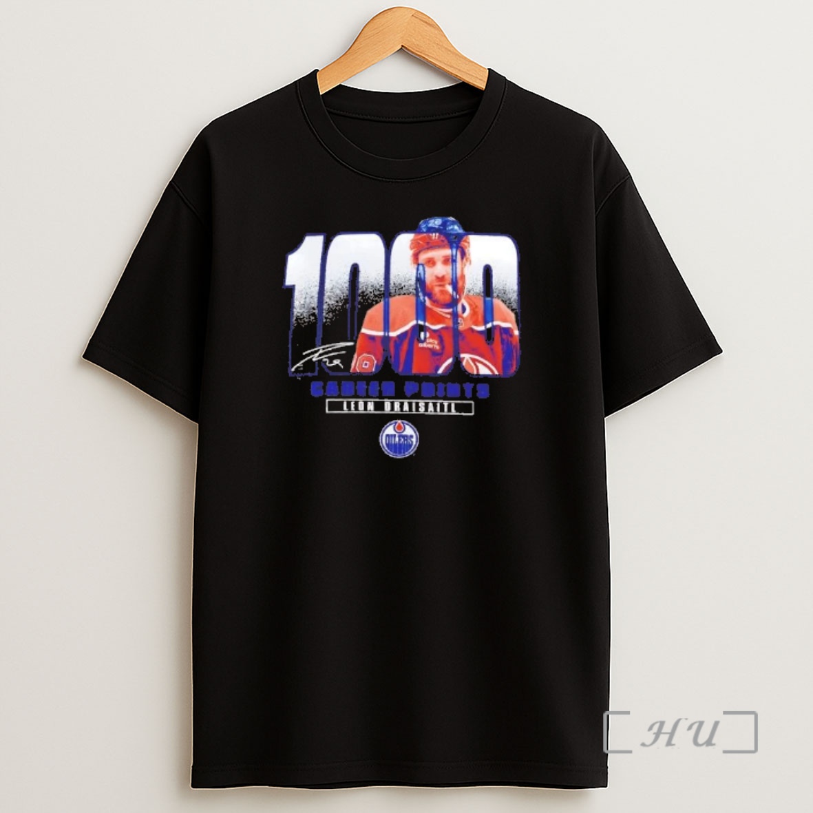 Officials Leon Draisaitl 1000 Career Points Edmonton Oilers Shirt Sweatshirt Tee