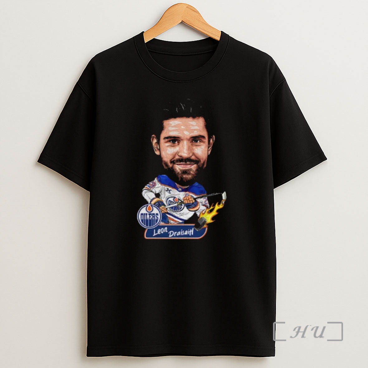 Officials Leon Draisaitl Caricature Edmonton Oilers Hockey Shirt Sweatshirt Tee