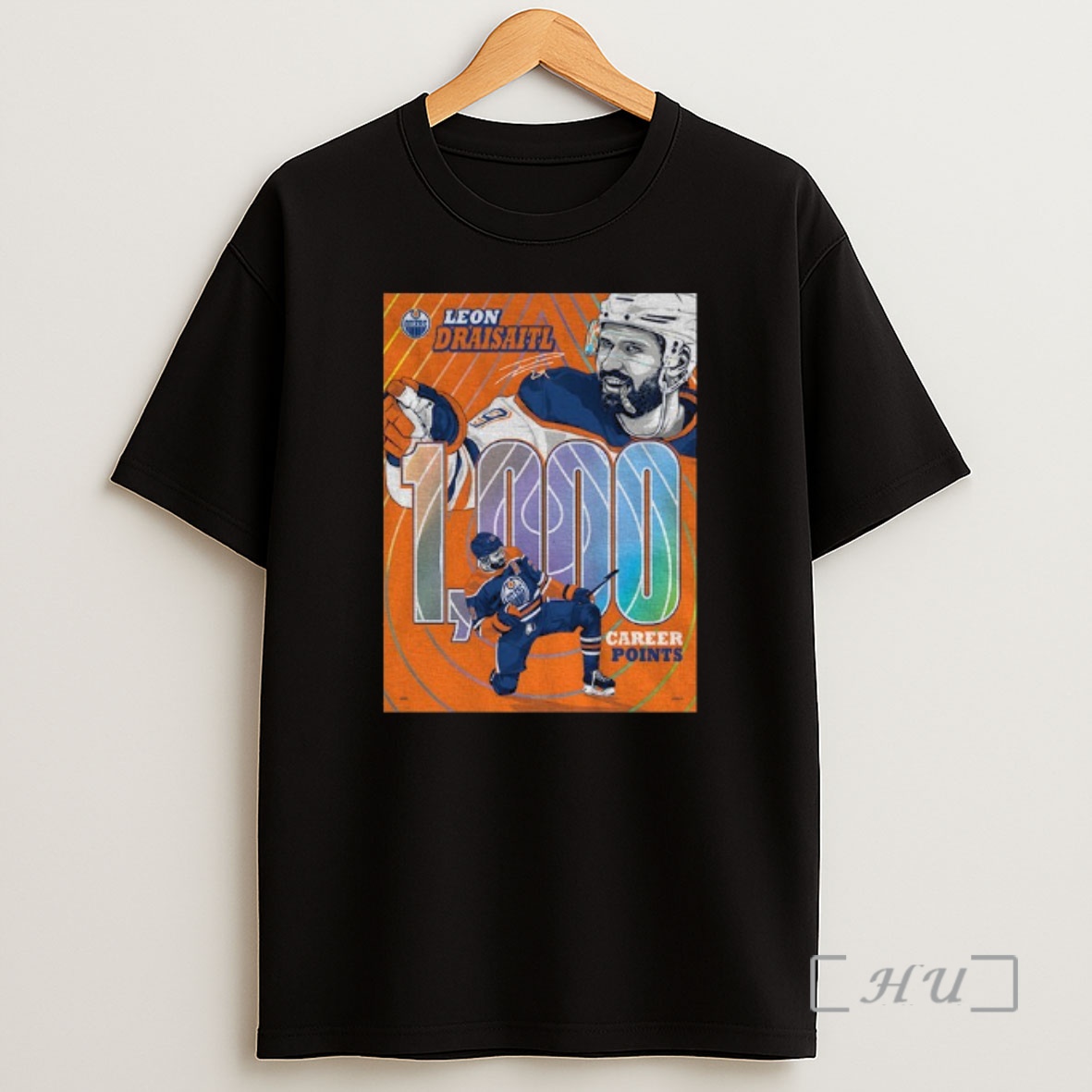 Officials Leon Draisaitl Edmonton Oilers Nhl Hockey 1000 Career Points Signature Shirt Sweatshirt Tee