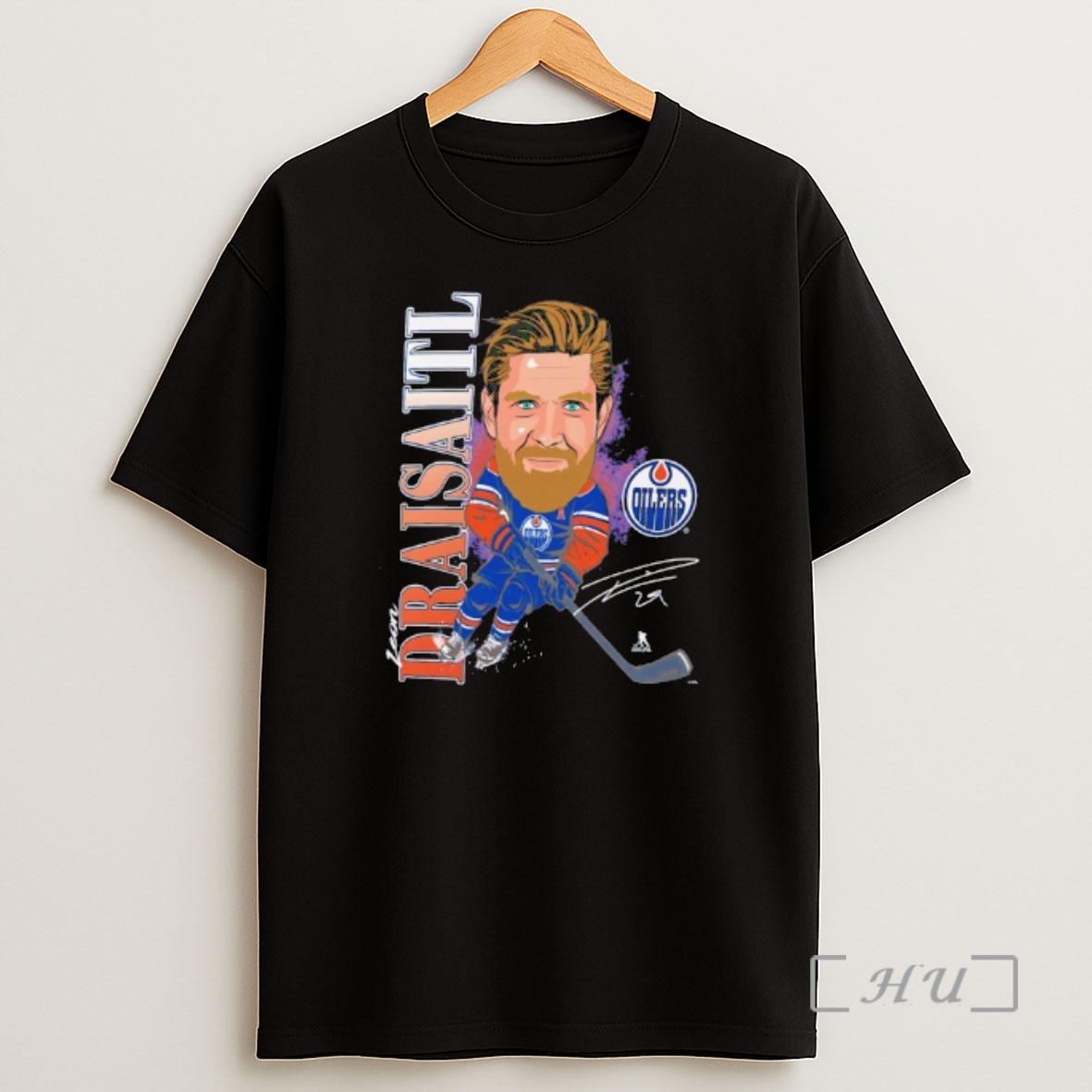Officials Leon Draisaitl Edmonton Oilers Player Action Signature Shirt Sweatshirt Tee