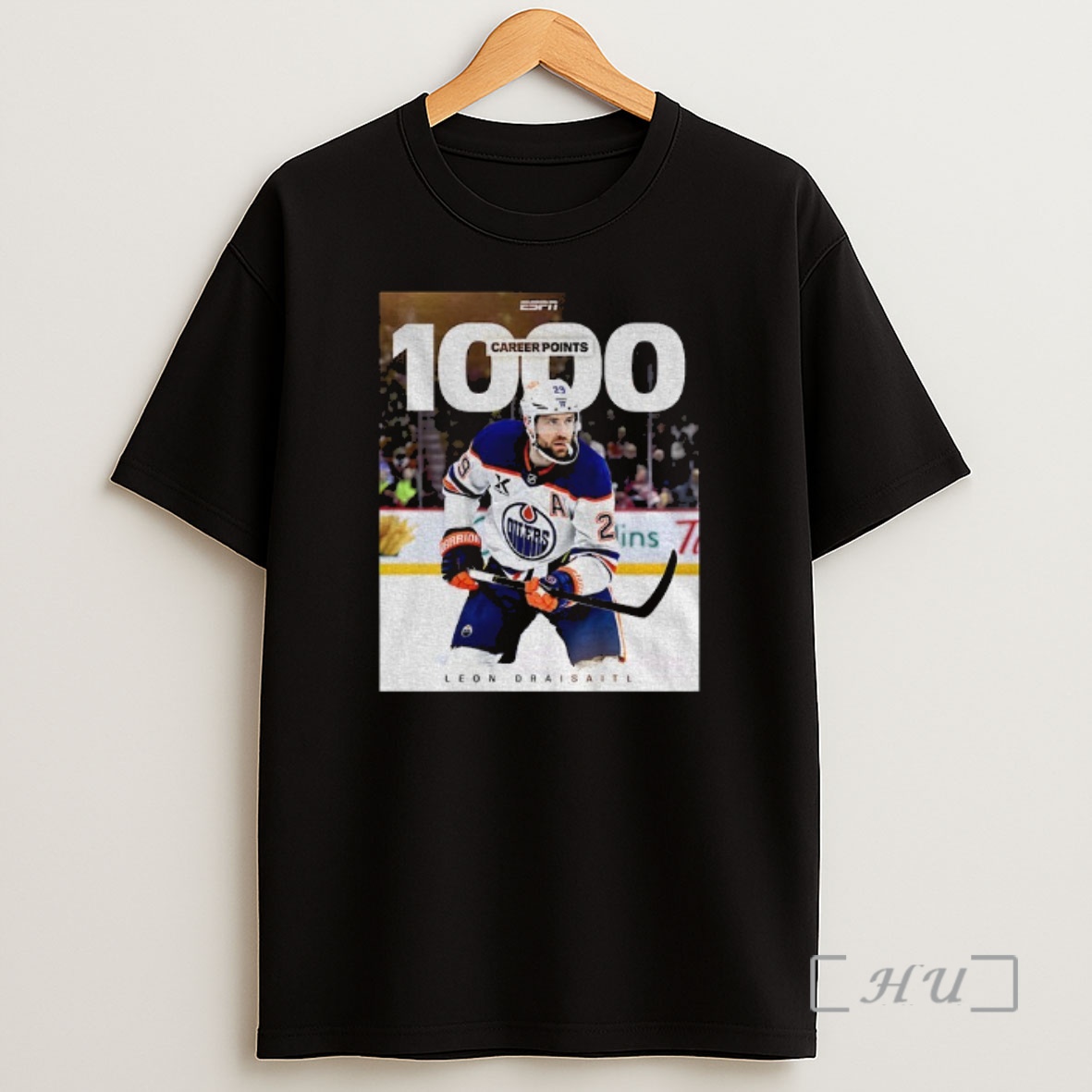 Officials Leon Draisaitl Hits The 1 000 Point Milestone Shirt Sweatshirt Tee
