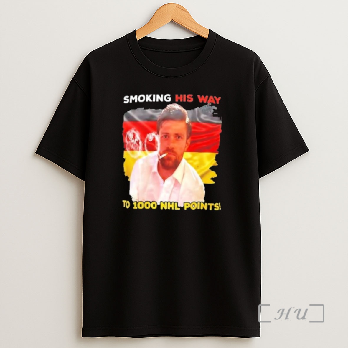 Officials Leon Draisaitl Smoking His Way To 1000 Points Shirt Sweatshirt Tee