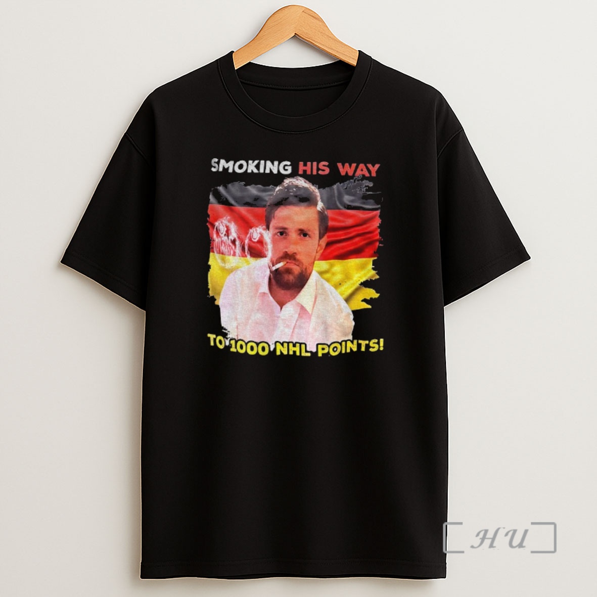 Officials Leon Draisaitl Wearing Smoking His Way To 1000 Nhl Points Shirt Sweatshirt Tee