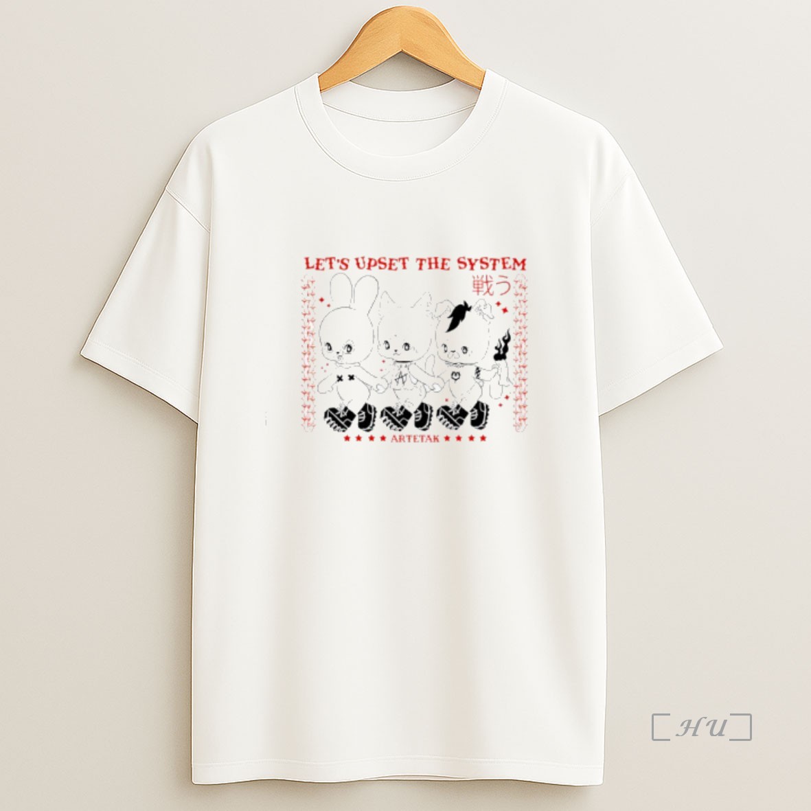Officials Lets Upset The System Three Anthropomorphic Animal Premium Shirt Sweatshirt Tee