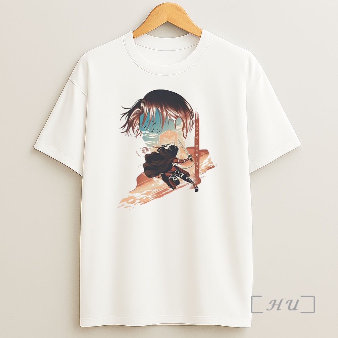 Officials Levi Ackerman Attack On Titan Blades Of The Captain Anime Shirt Sweatshirt Tee