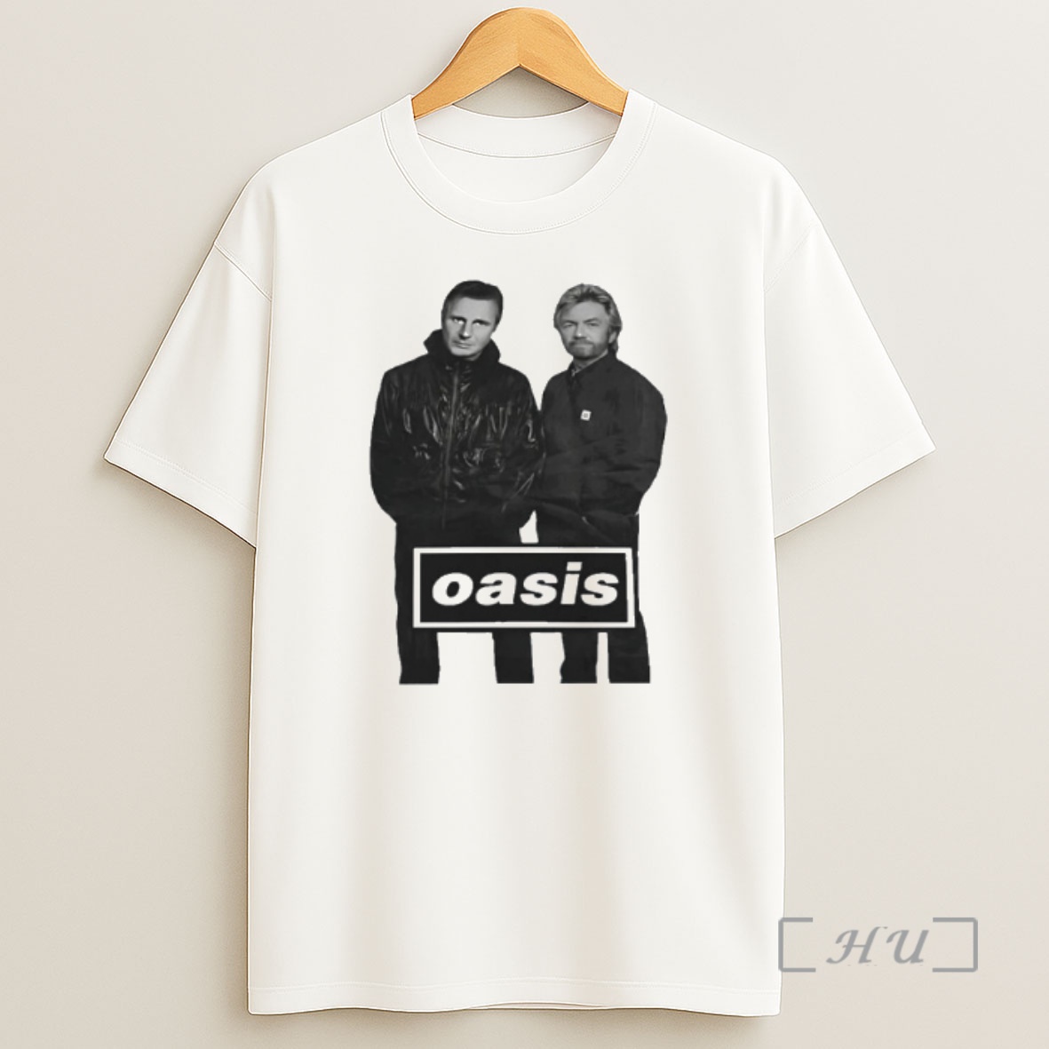 Officials Liam Neeson And Noel Edmonds Oasis Shirt Sweatshirt Tee