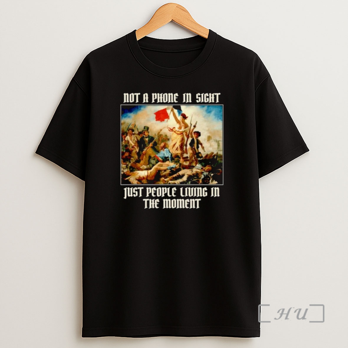 Officials Liberty Leading The People Not A Phone In Sight Just People Living In The Moment Ornaments Shirt Sweatshirt Tee