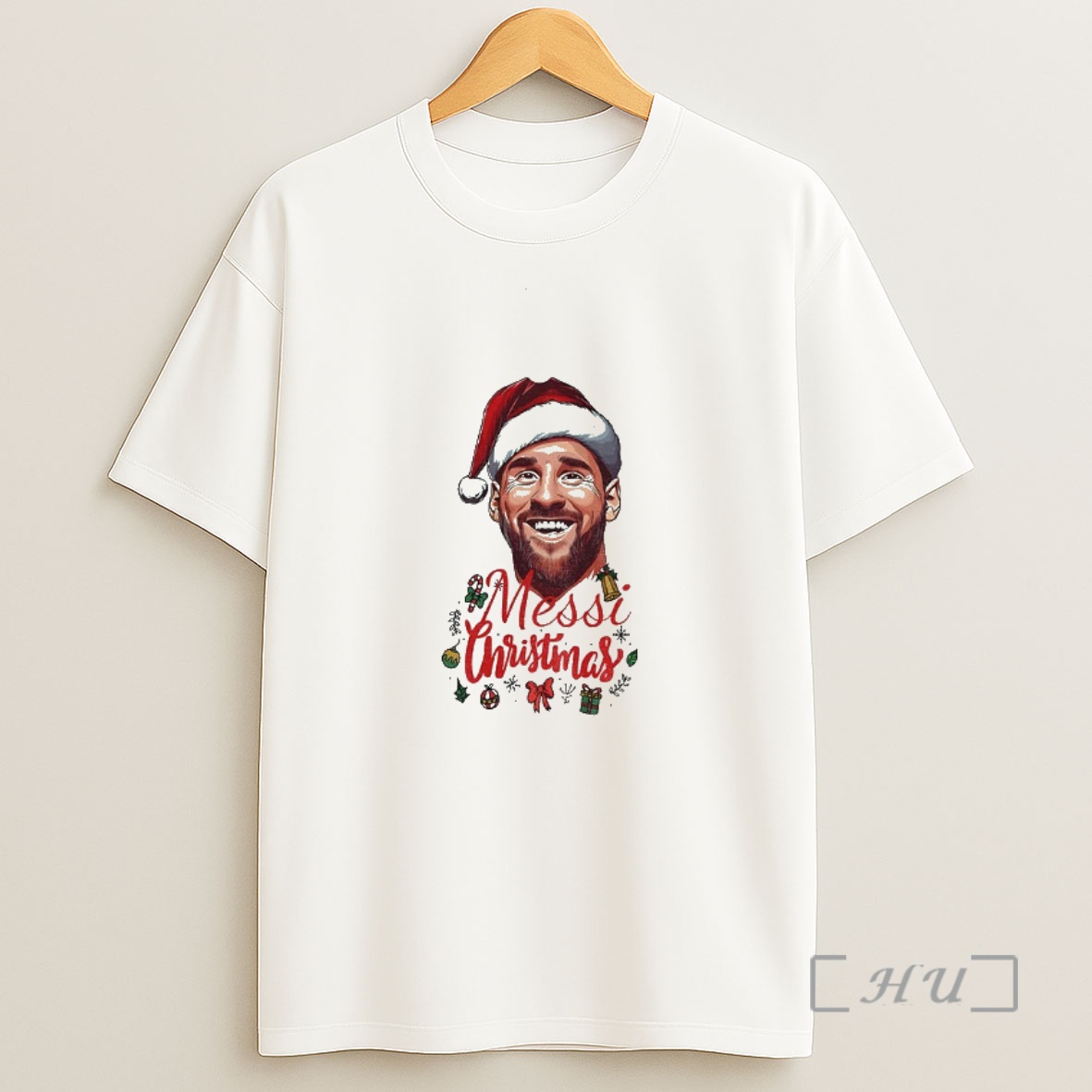 Officials Lionel Messi Big Face Santa Hat Messi Christmas Merry Xmas Shirt Sweatshirt Tee