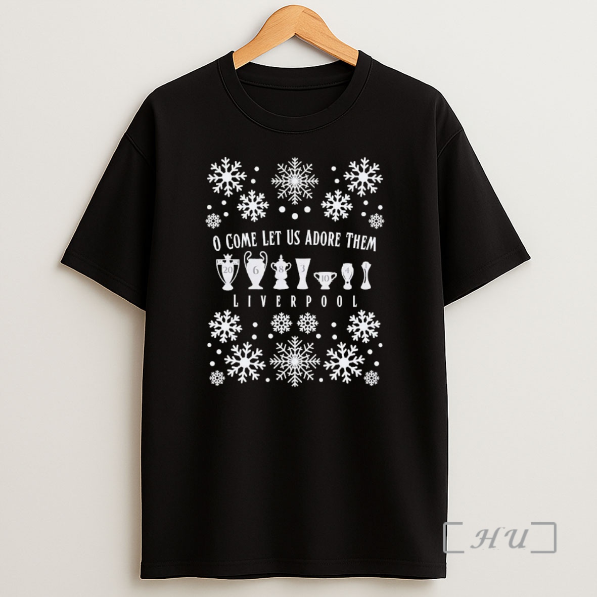 Officials Liverpool Fc O Come Let Us Adore Them Christmas Premium Shirt Sweatshirt Tee