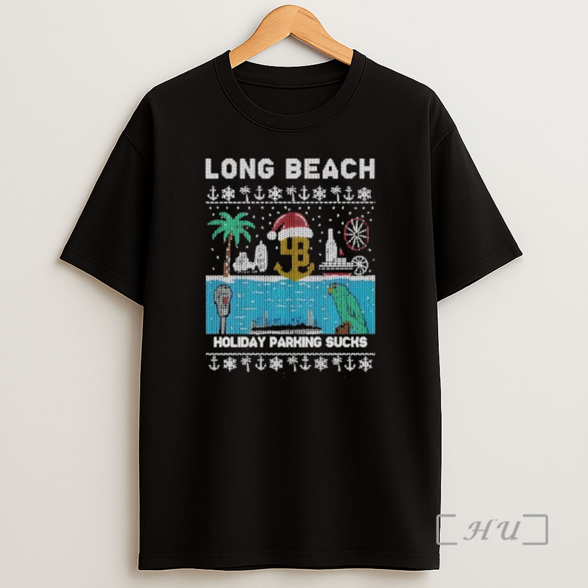 Officials Long Beach Holiday Parking Sucks Ugly Christmas Premium Shirt Sweatshirt Tee