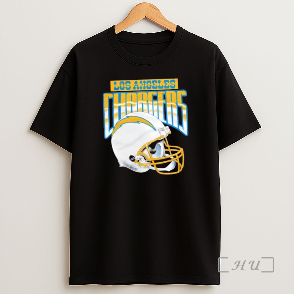 Officials Los Angeles Chargers Gradient Football Helmet Shirt Sweatshirt Tee