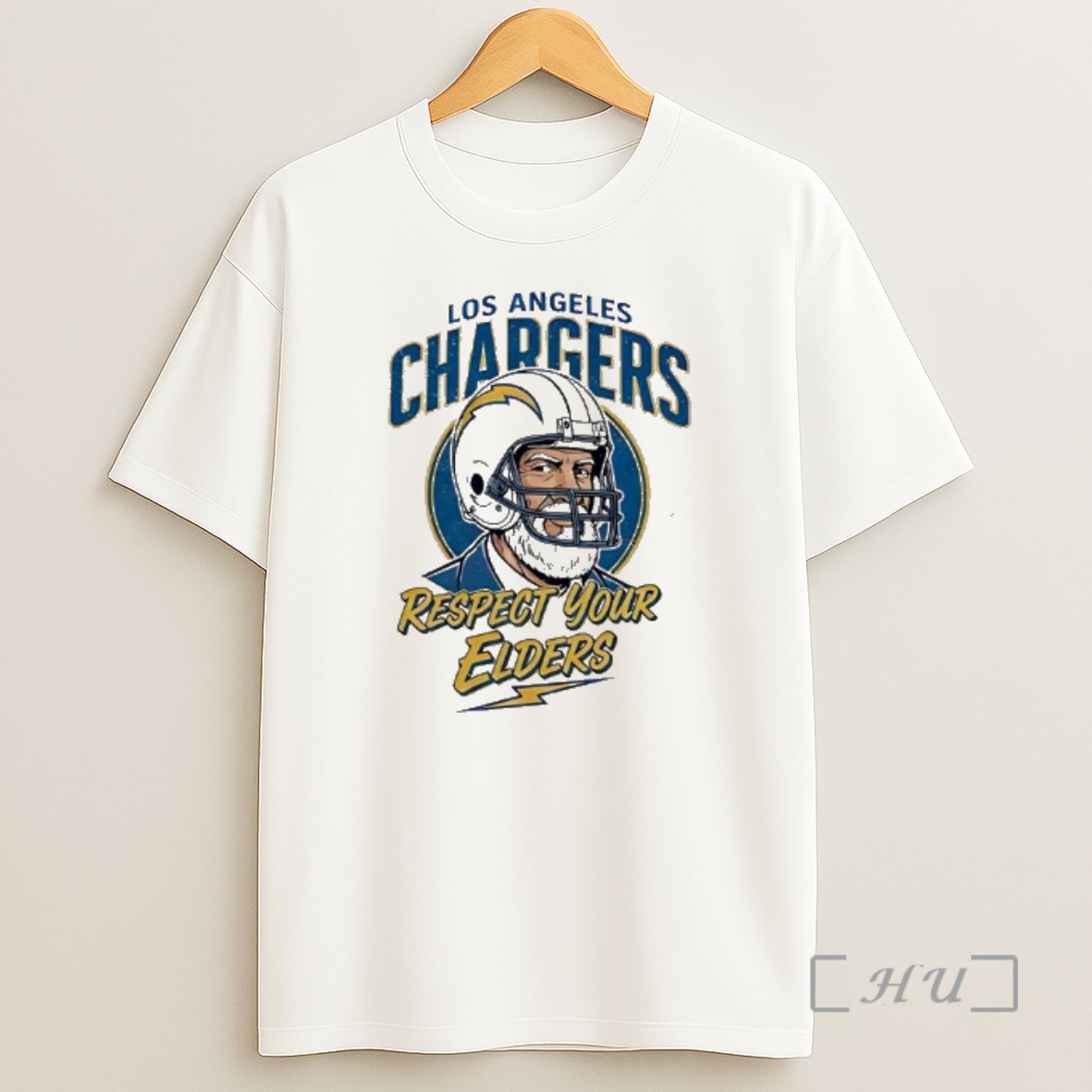 Officials Los Angeles Chargers Respect Your Elders Shirt Sweatshirt Tee
