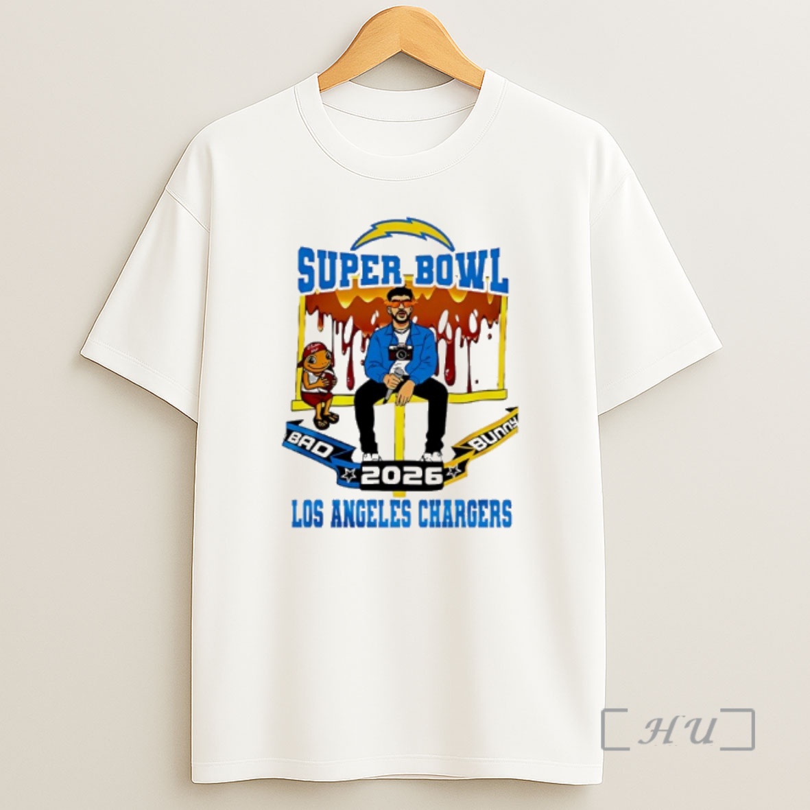 Officials Los Angeles Chargers X Bad Bunny Super Bowl 2026 Shirt Sweatshirt Tee