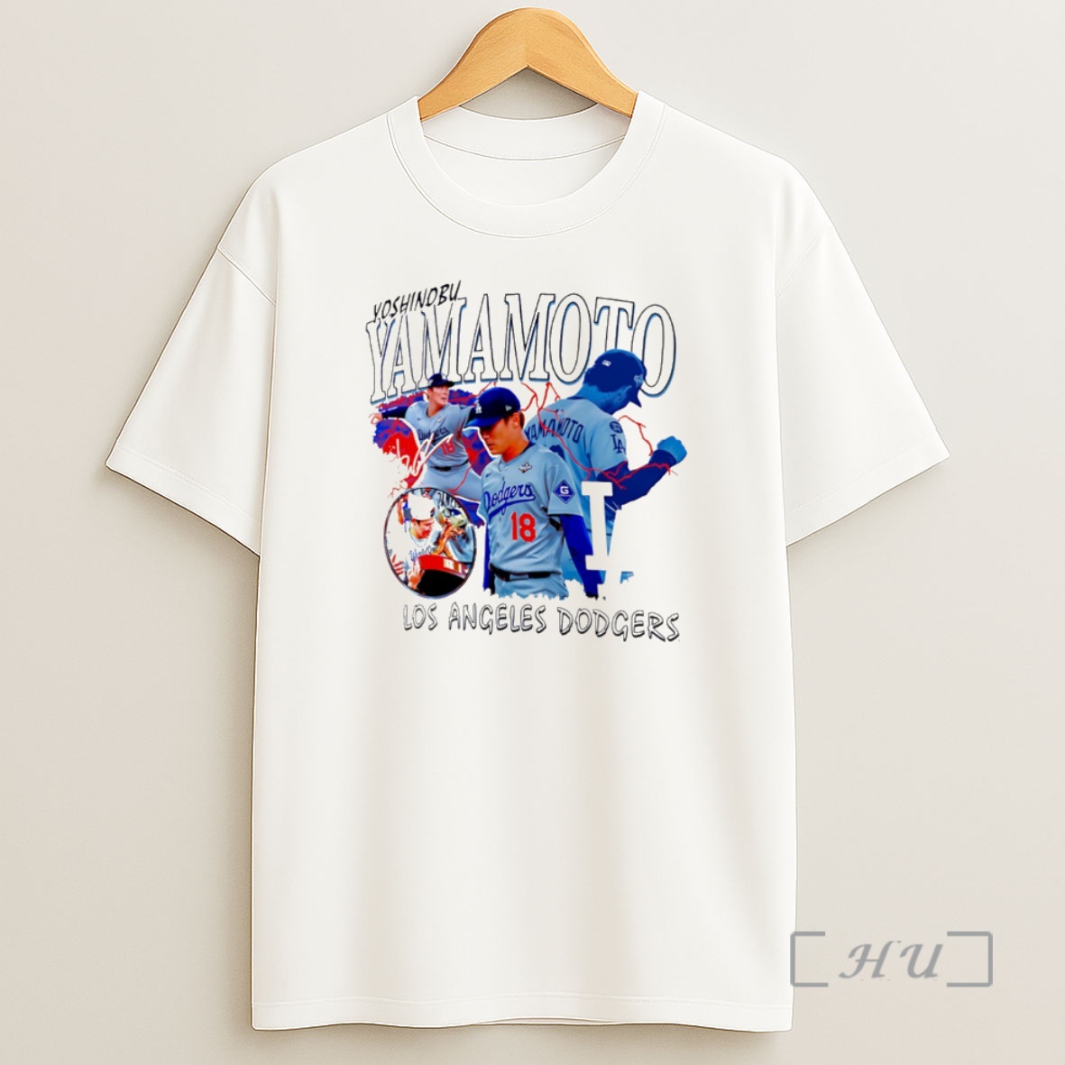 Officials Los Angeles Dodgers Yoshinobu Yamamoto Cream Montage Christmas Shirt Sweatshirt Tee