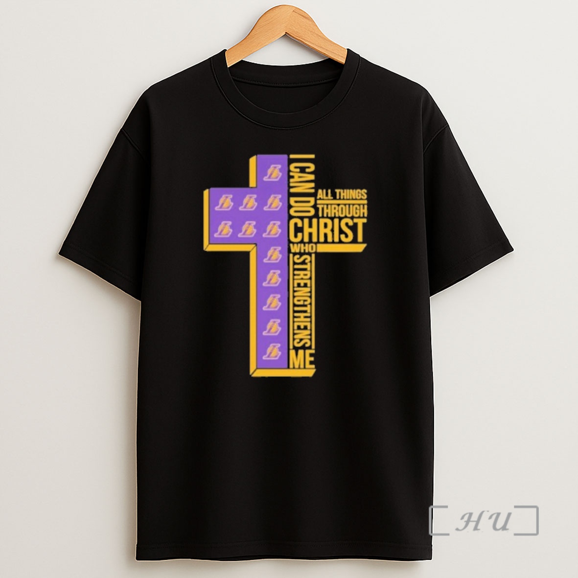 Officials Los Angeles Lakers Logo I Can Do All Things Through Christ Who Strengthens Me Shirt Sweatshirt Tee