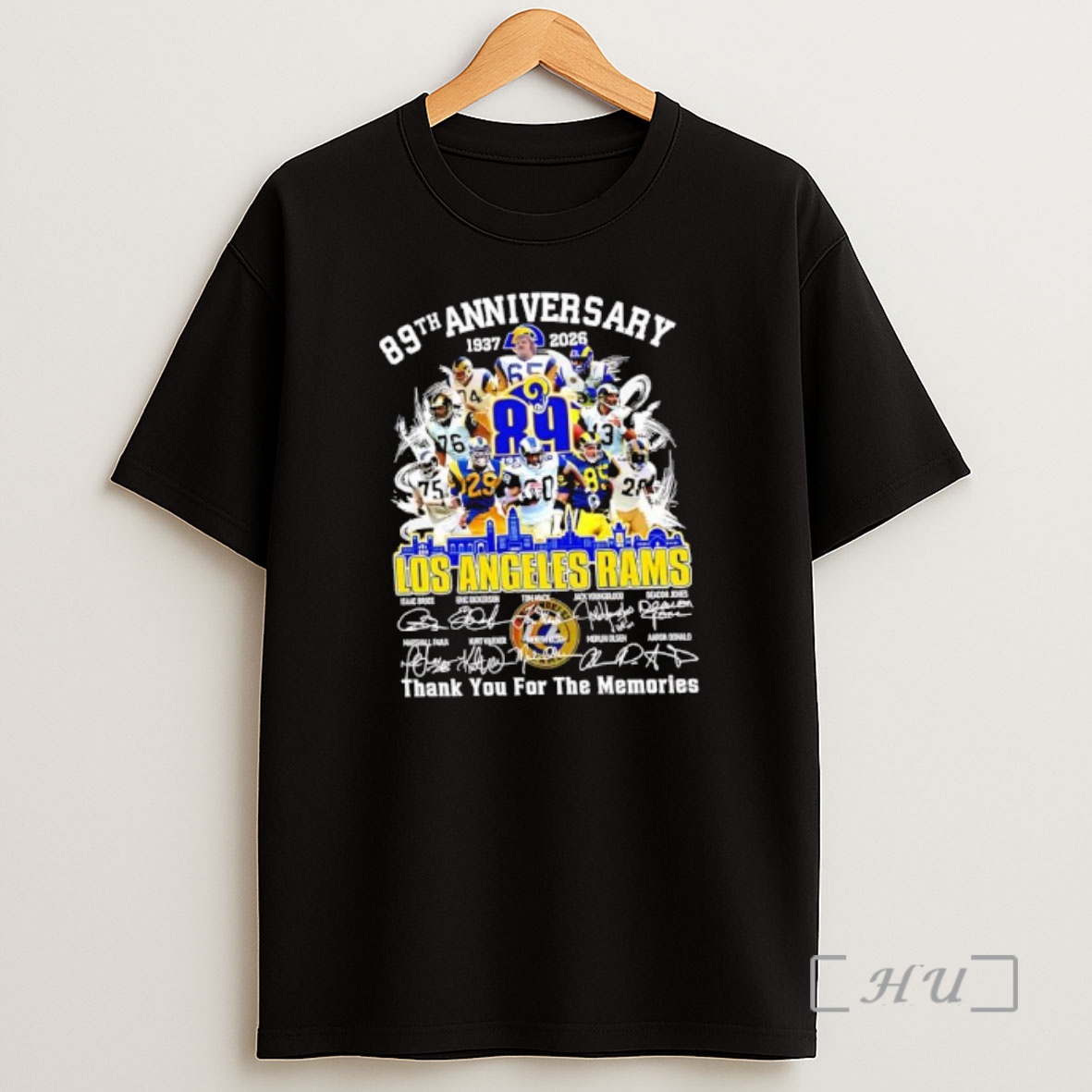 Officials Los Angeles Rams 89th Anniversary 1937 To 2026 Thank You For The Memories Shirt Sweatshirt Tee