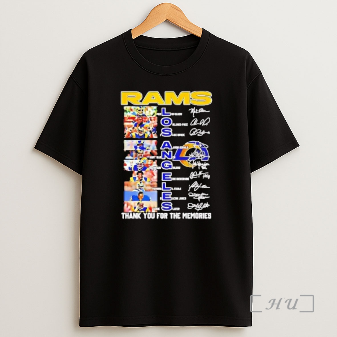 Officials Los Angeles Rams Nfl Players Thank You For The Memories Signatures Shirt Sweatshirt Tee