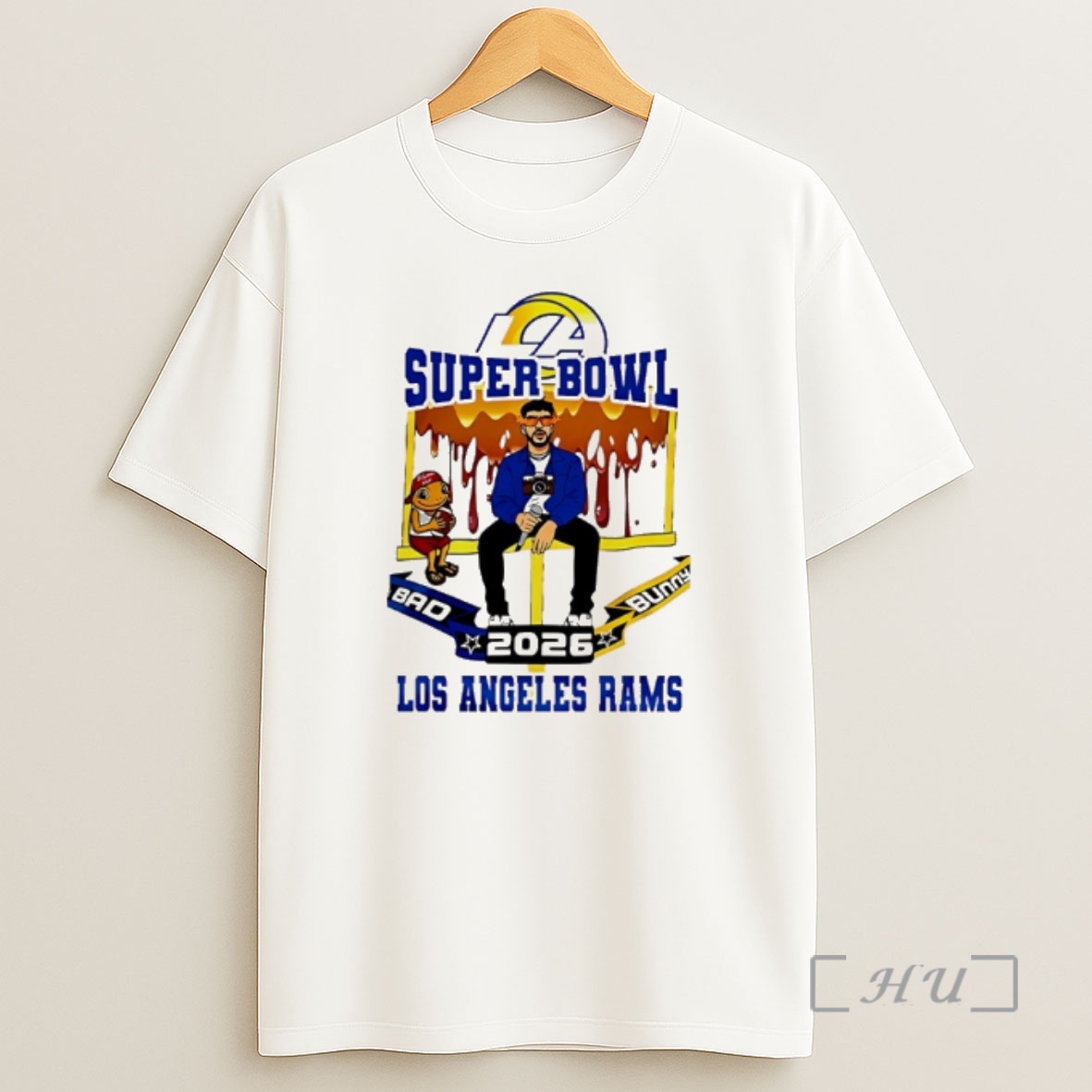 Officials Los Angeles Rams X Bad Bunny Super Bowl 2026 Shirt Sweatshirt Tee