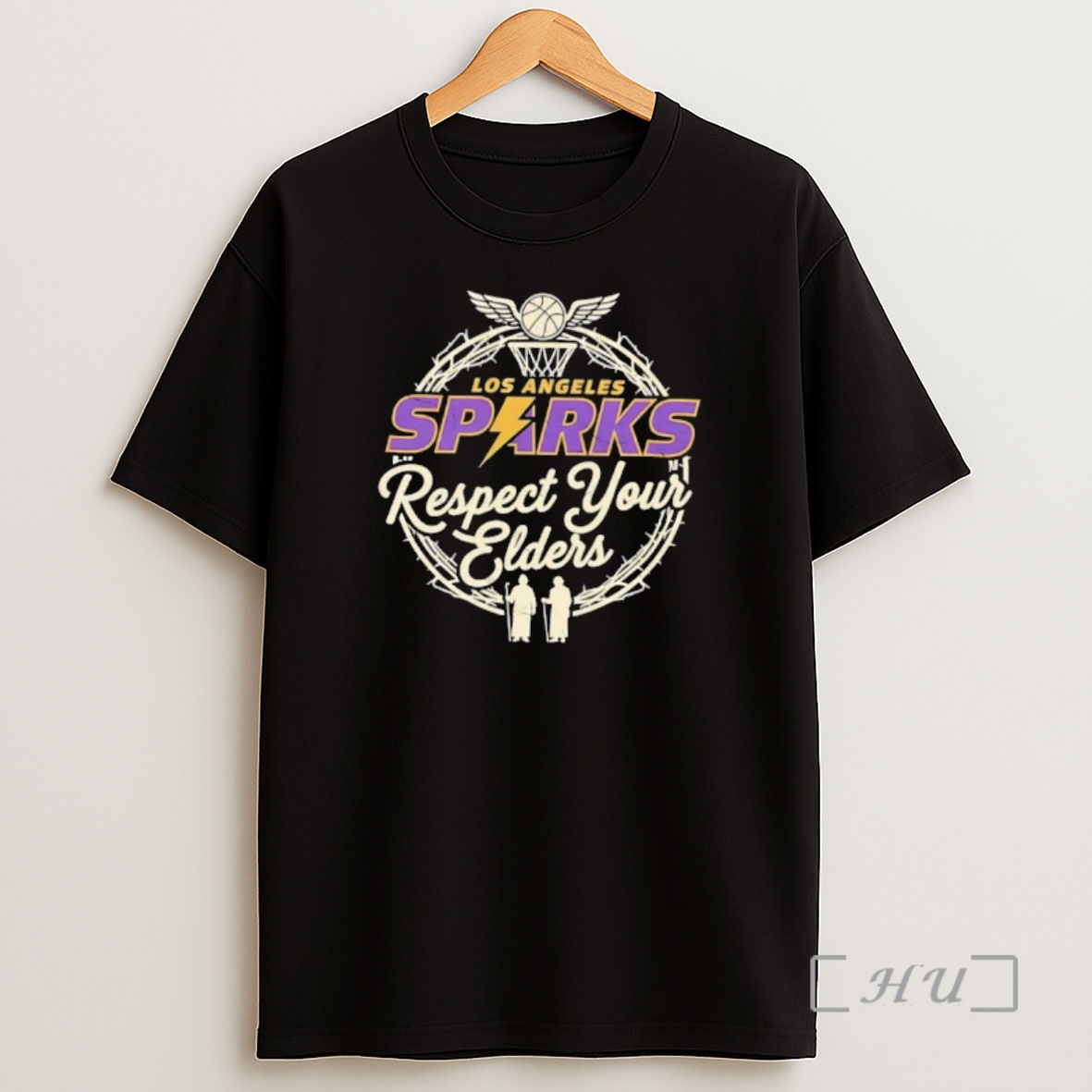 Officials Los Angeles Sparks Respect Your Elders Shirt Sweatshirt Tee