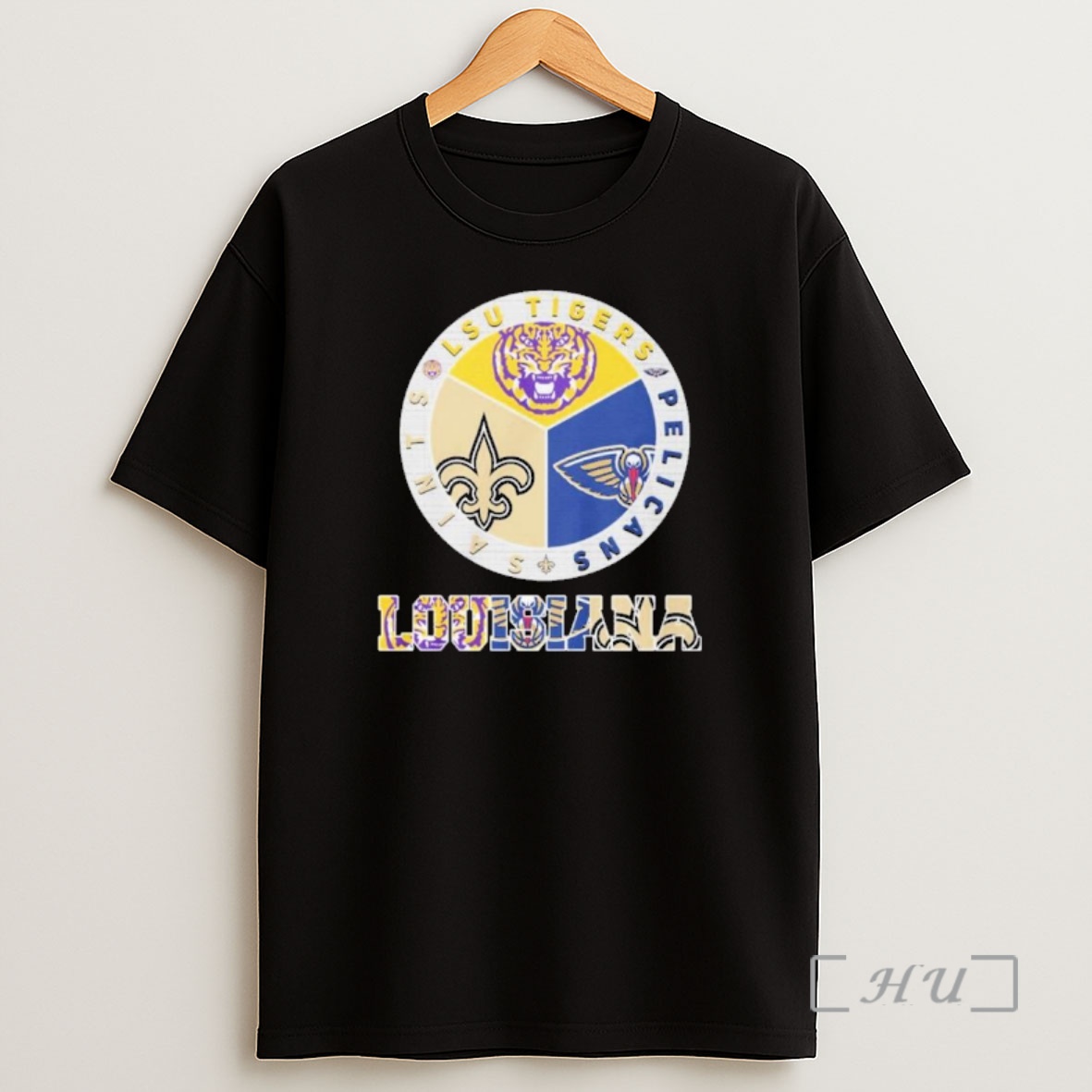 Officials Louisiana Sports Teams 2025 Tigers Pelicans And Saints Logo Premium Shirt Sweatshirt Tee