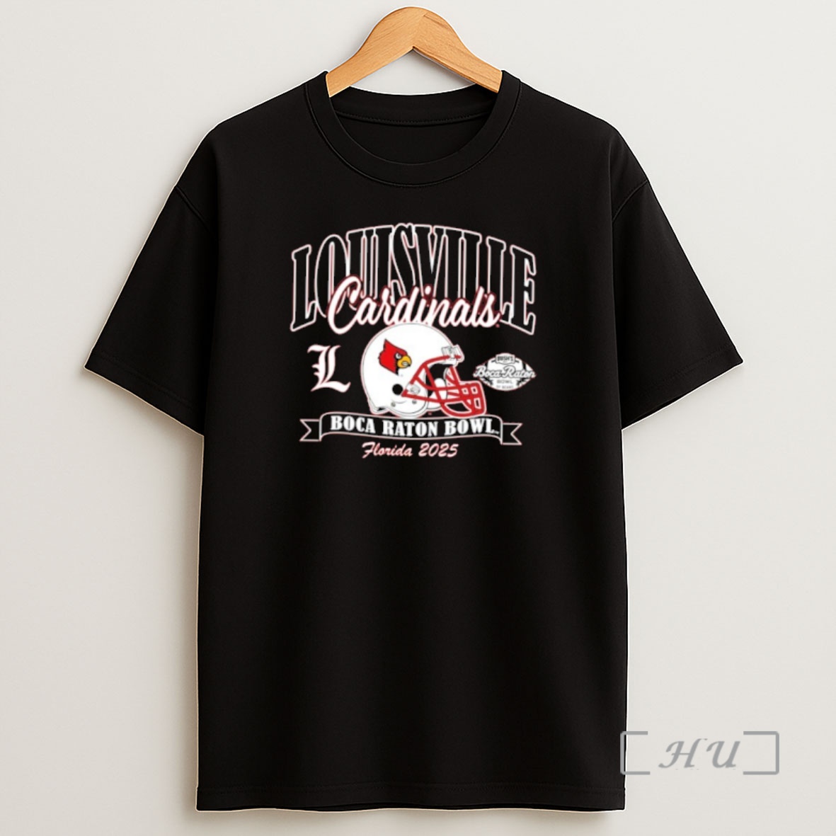 Officials Louisville Cardinals Football 2025 Boca Raton Bowl Bound Helmet Shirt Sweatshirt Tee