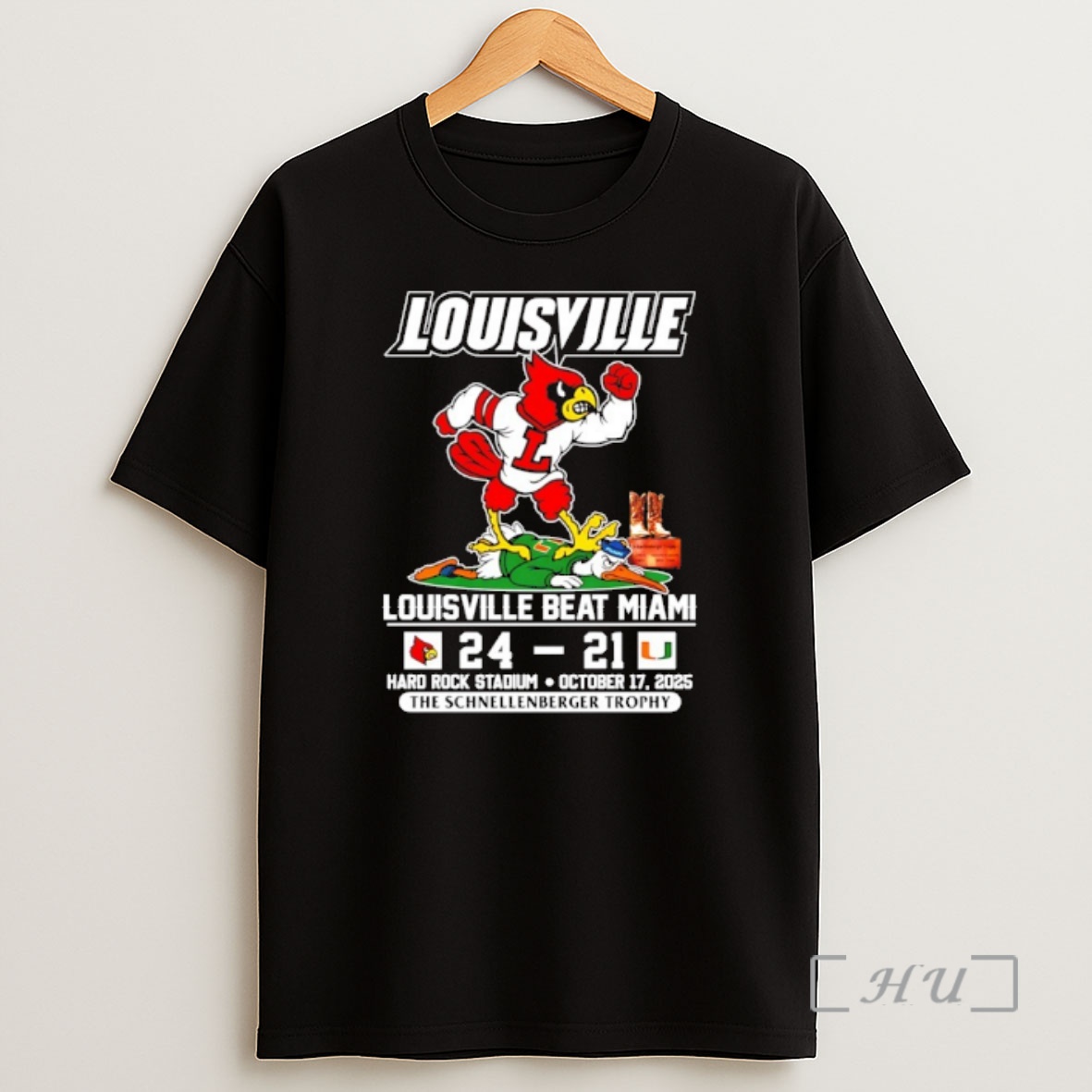 Officials Louisville Cardinals Beat Miami 2025 Governors Cup Champions 24 21 Score Premium Shirt Sweatshirt Tee