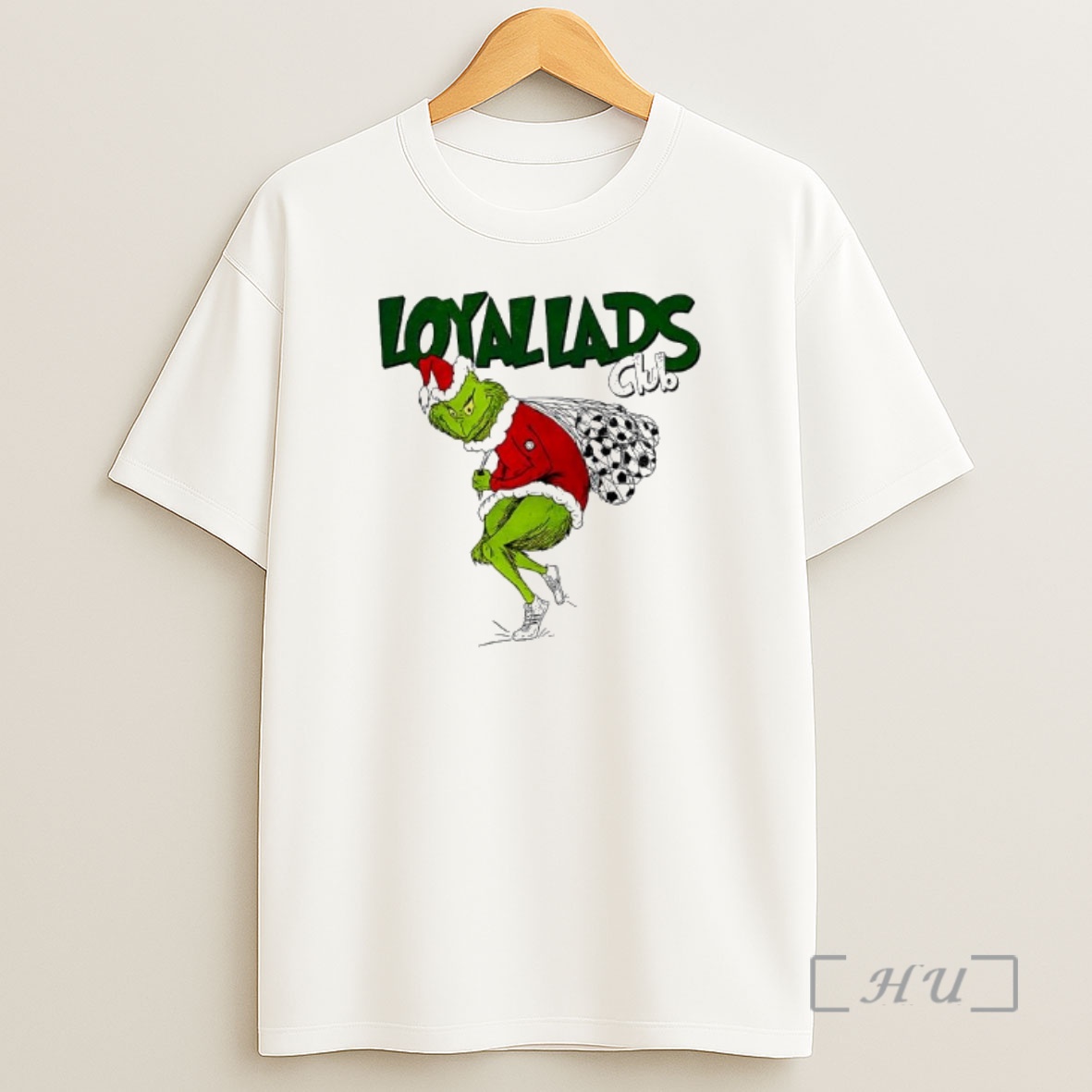 Officials Loyal Lads Club Grinch Carrying Soccer Balls Shirt Sweatshirt Tee