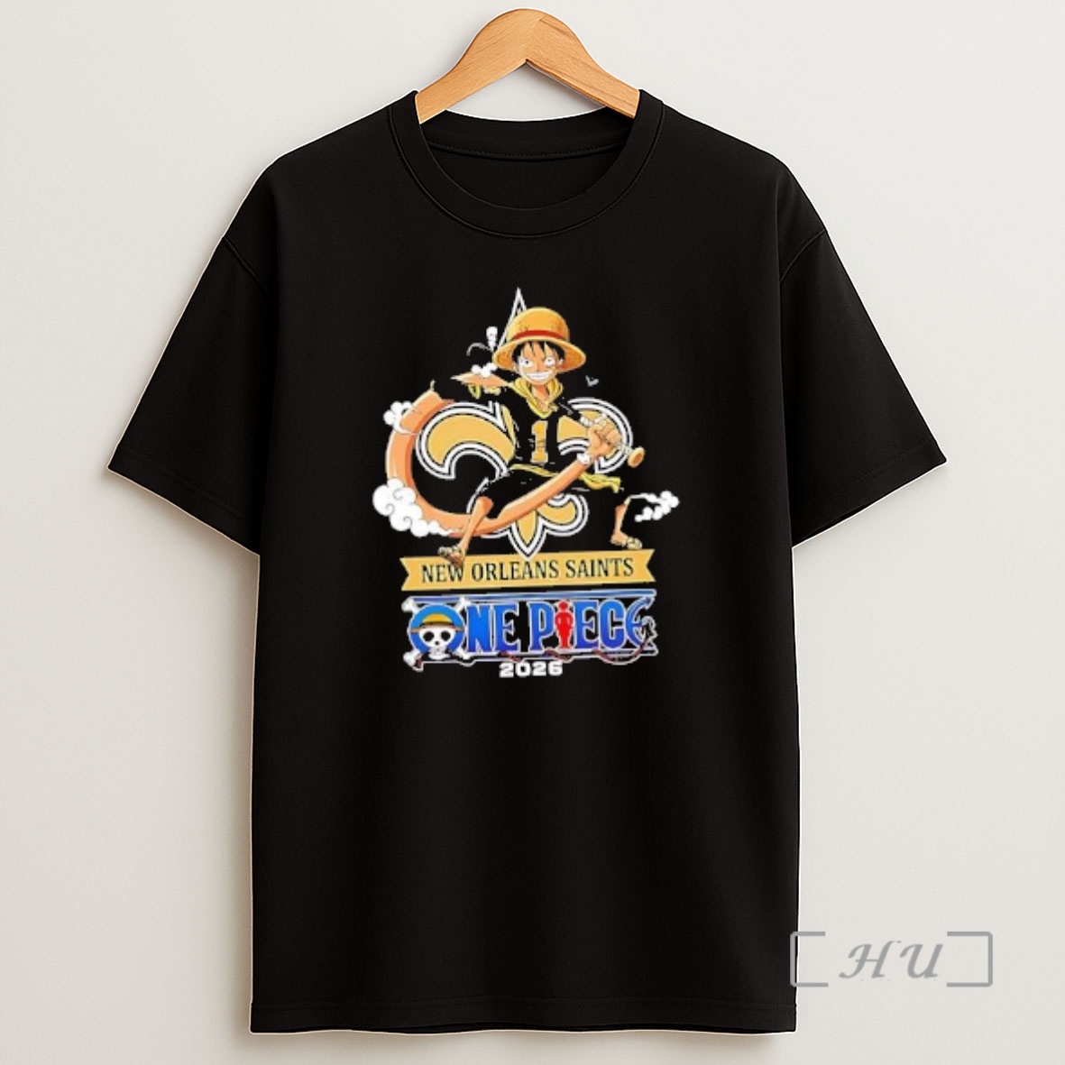 Officials Luffy New Orleans Saints One Piece 2026 Anime Shirt Sweatshirt Tee