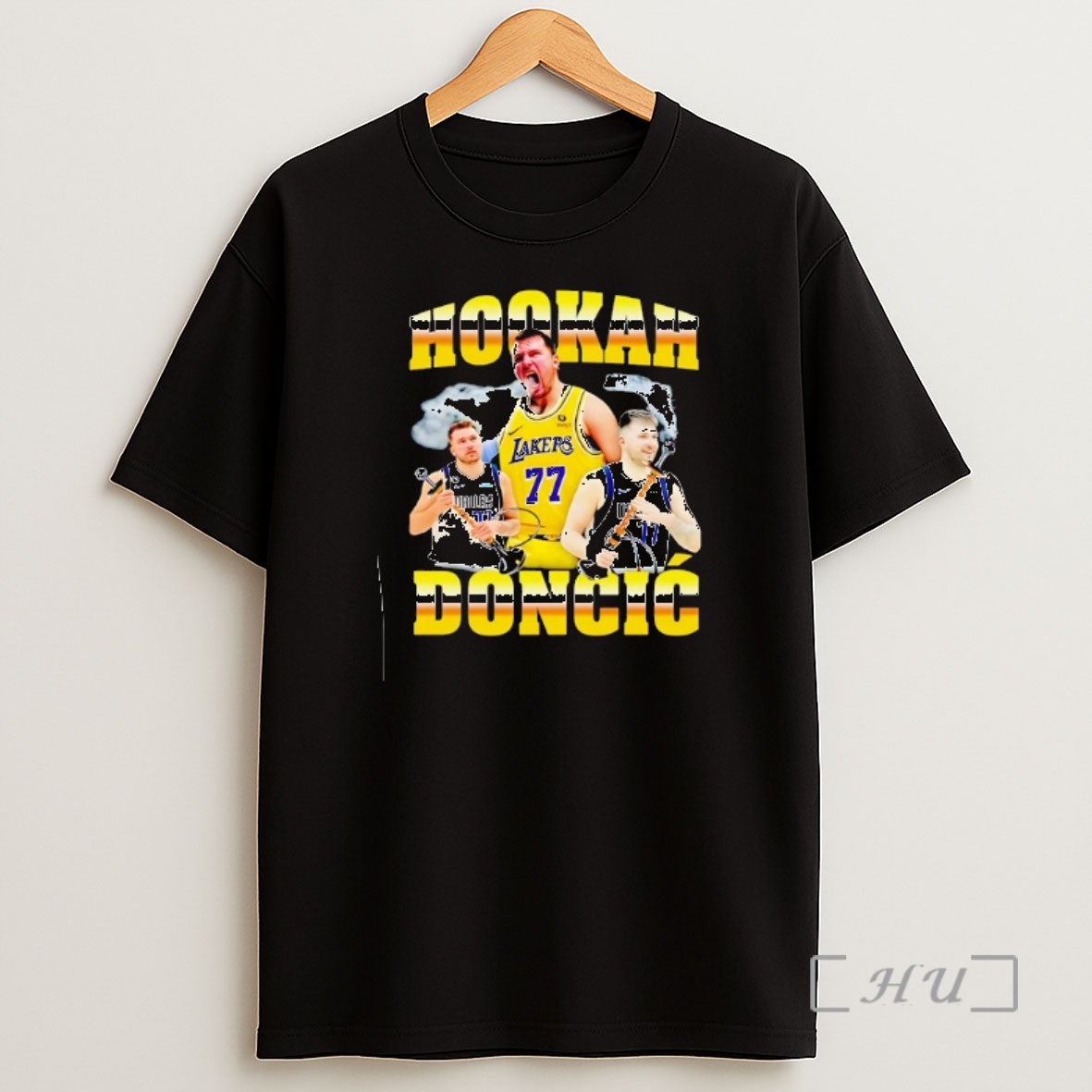 Officials Luka Doncic Hookah Los Angeles Lakers Graphic Shirt Sweatshirt Tee