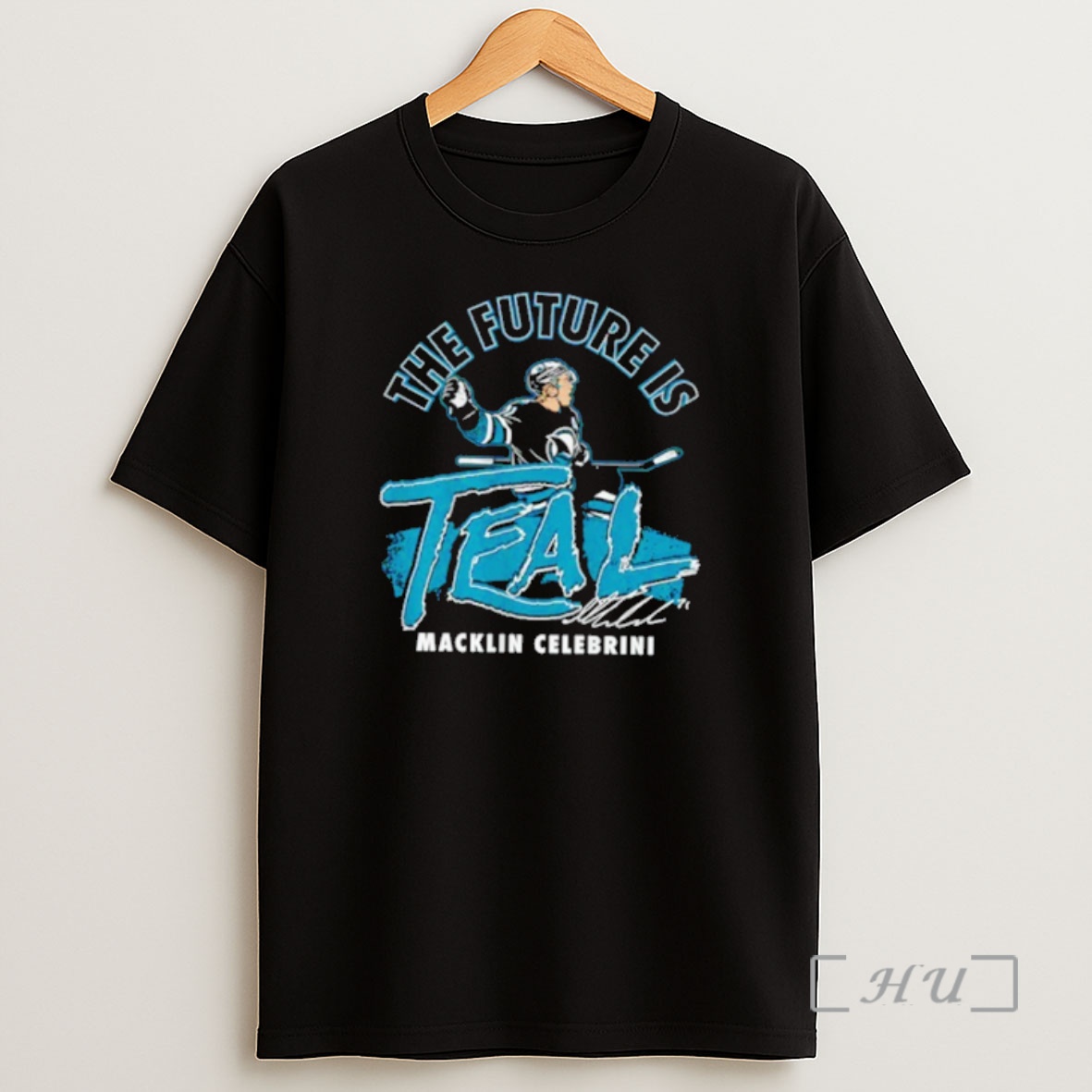 Officials Macklin Celebrini San Jose Sharks Nhl Future Is Teal Shirt Sweatshirt Tee