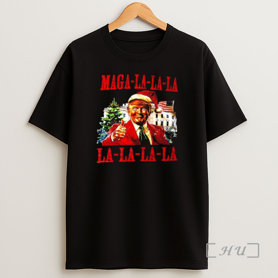Officials Maga La La La Donald Trump Ugly Christmas Shirt Sweatshirt Tee