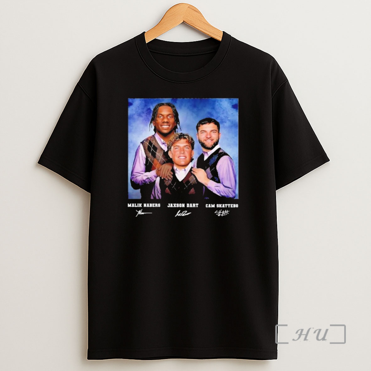Officials Malik Nabers Jaxson Dart And Cam Skattebo Nfl Player Step Brothers Signature Shirt Sweatshirt Tee