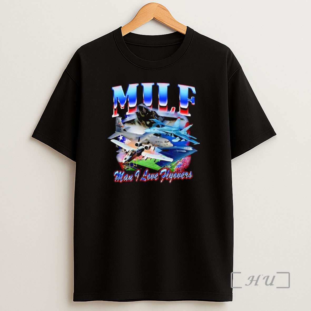Officials Man I Love Flyovers Milf Graphic Shirt Sweatshirt Tee