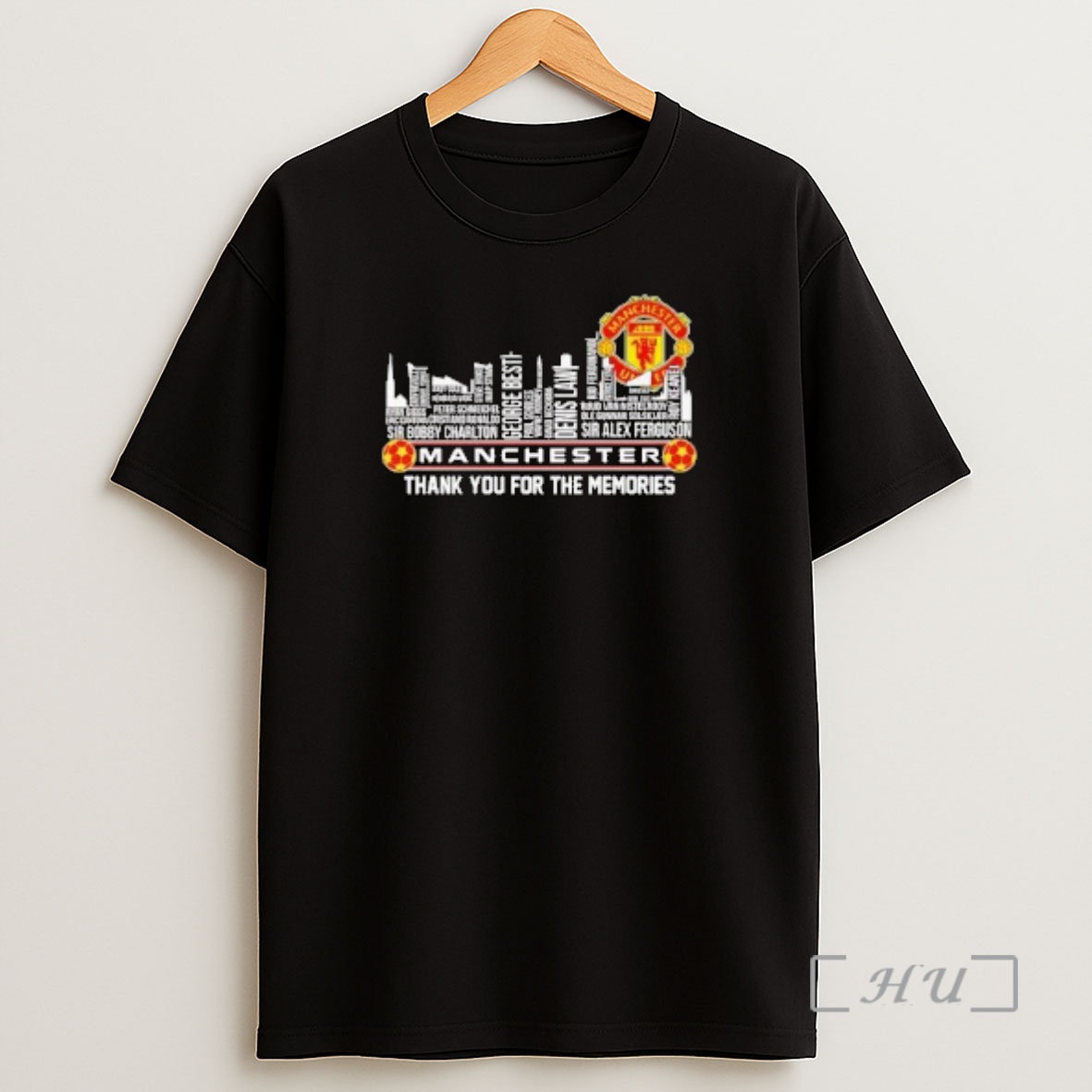 Officials Manchester United Thank You For The Memories Players Name Skyline City Shirt Sweatshirt Tee