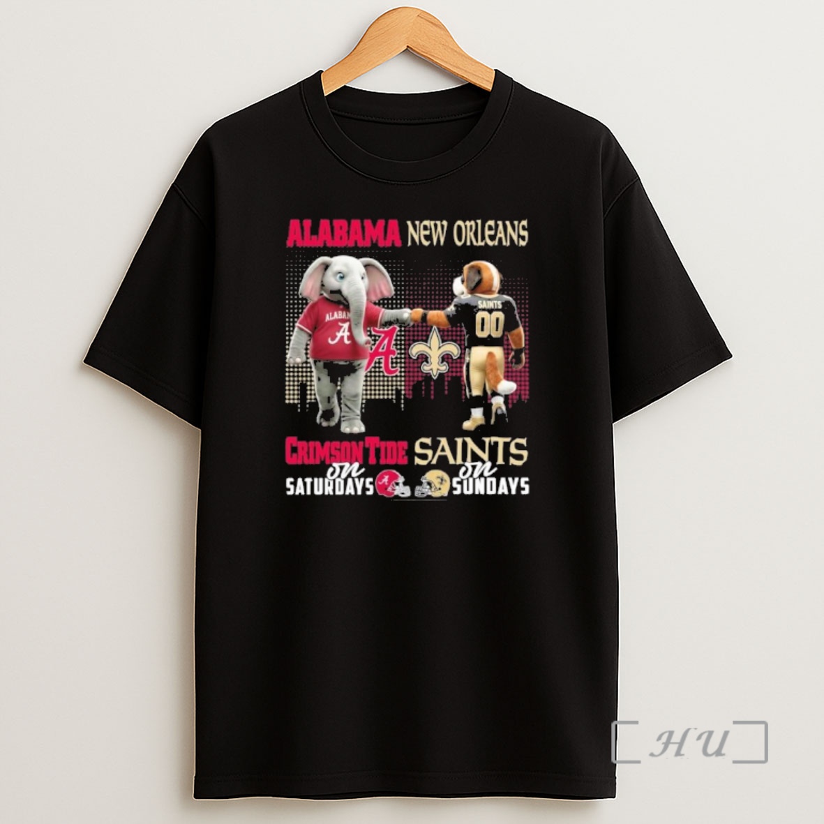Officials Mascot Alabama Crimson Tide On Saturdays And New Orleans Saints On Sundays Premium Shirt Sweatshirt Tee
