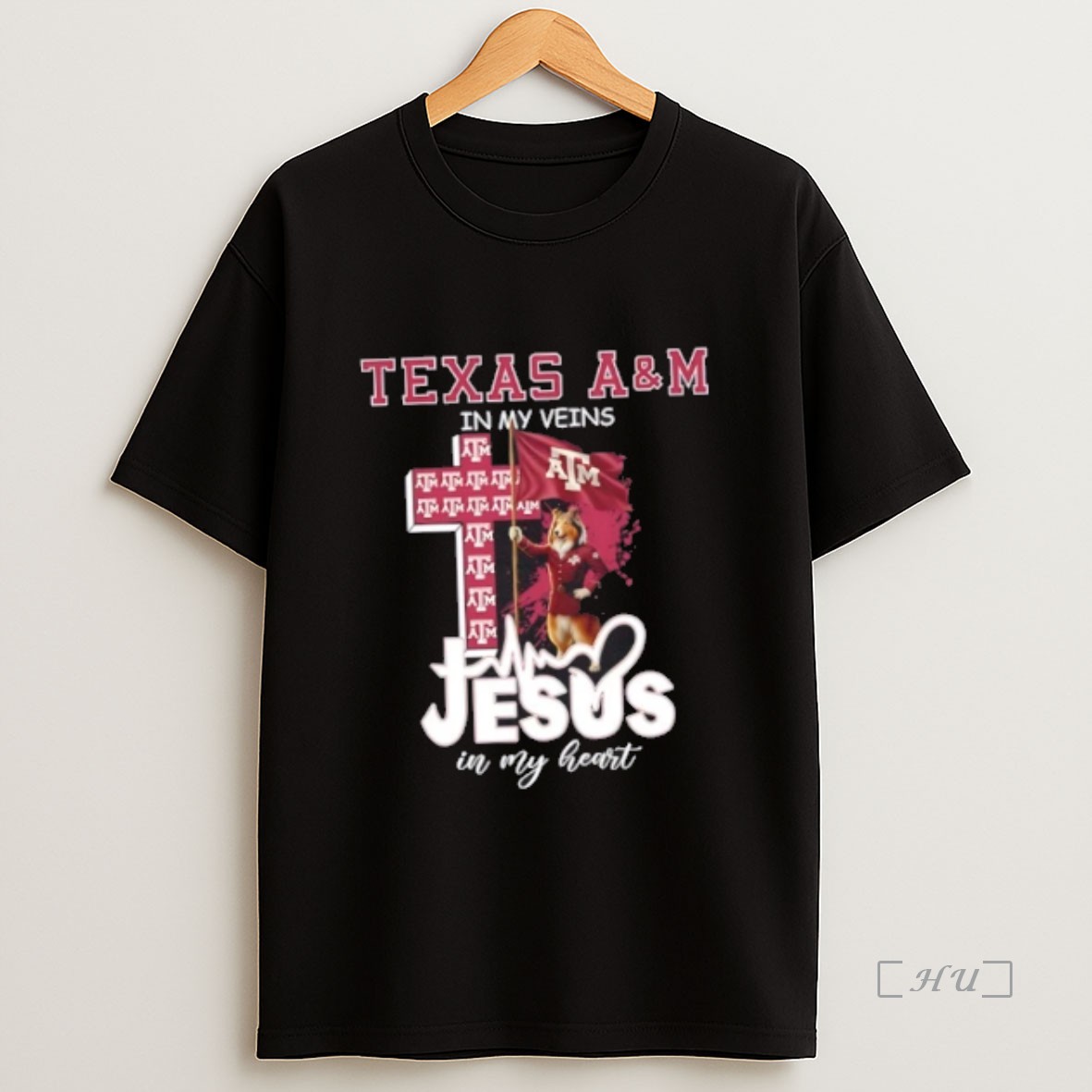 Officials Mascots Texas Am Aggies Flag In My Veins Jesus In My Heart Premium Shirt Sweatshirt Tee