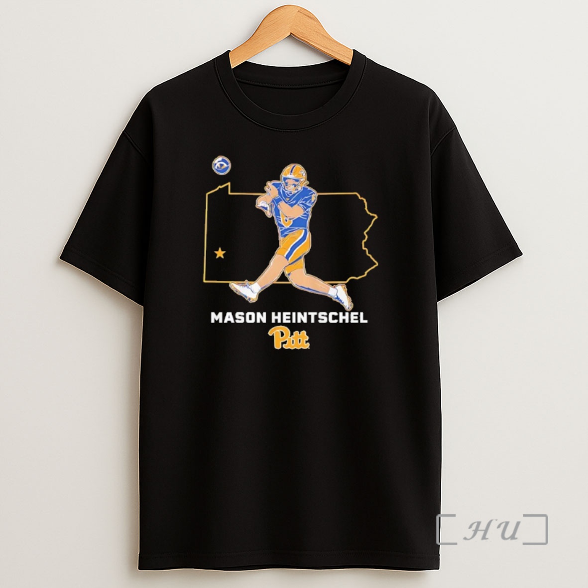 Officials Mason Heintschel Pittsburgh Panthers Football State Star Premium Shirt Sweatshirt Tee