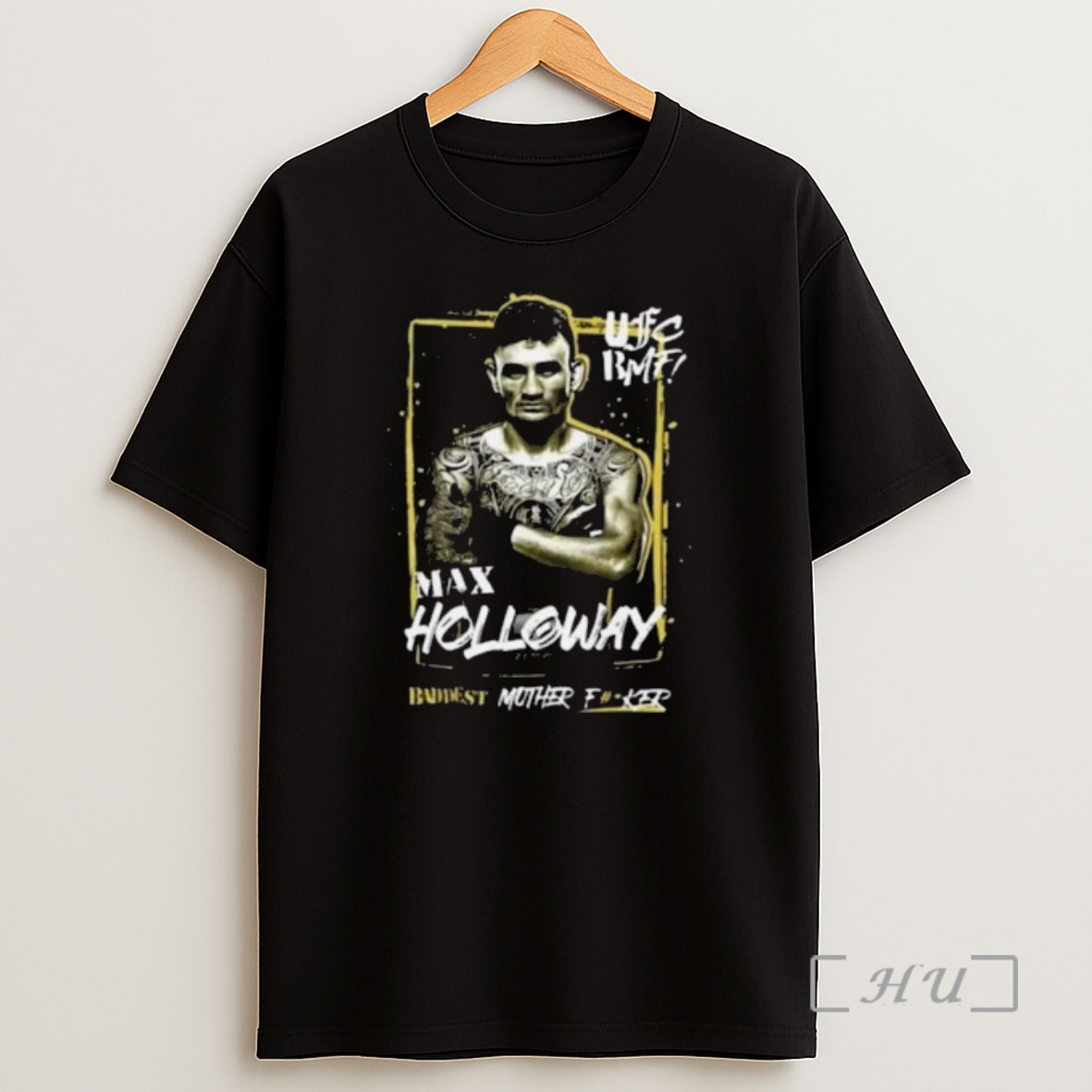 Officials Max Holloway Ufc 300 Bmf Championship Circle Black Shirt Sweatshirt Tee