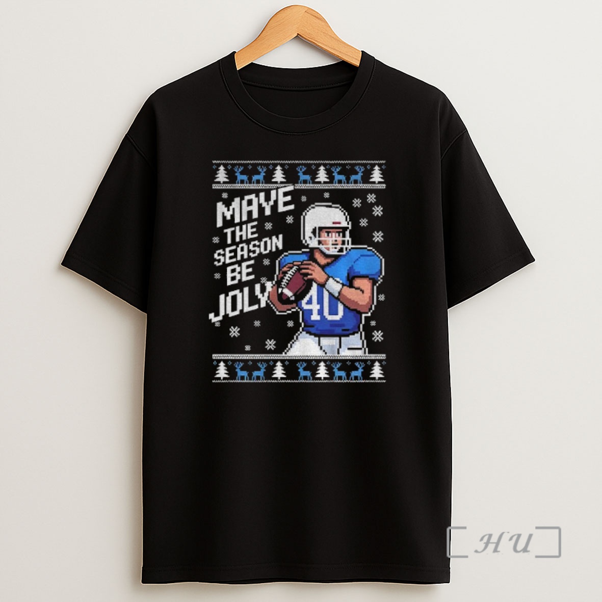 Officials Maye The Season Be Jolly Drake Maye New England Patriots Nfl Christmas Premium Shirt Sweatshirt Tee