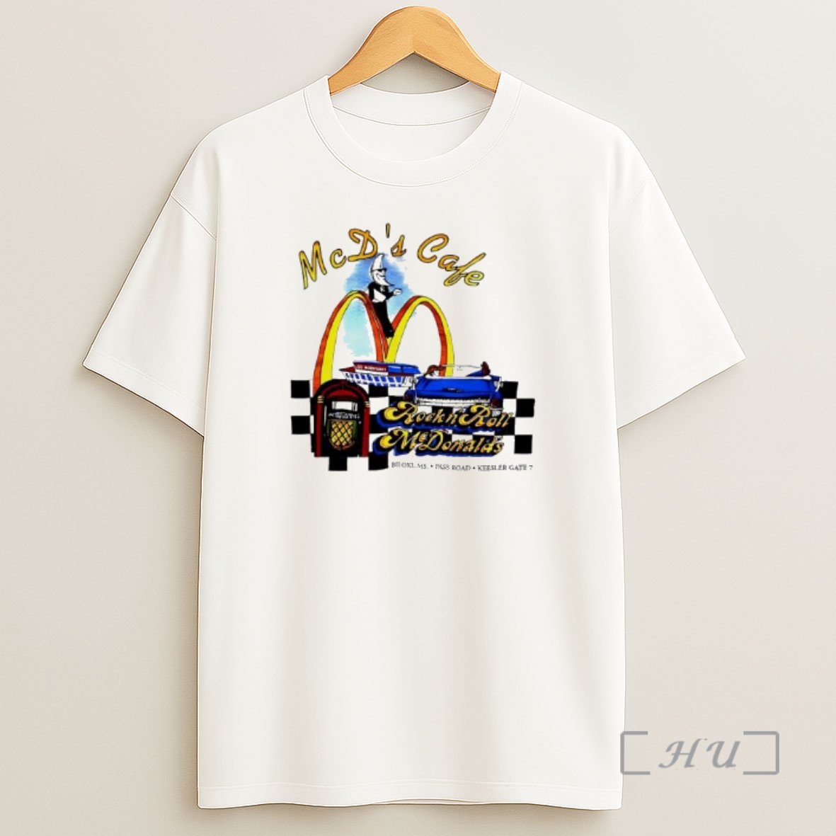 Officials Mcdonalds Cafe Rock N Roll Vintage Premium Shirt Sweatshirt Tee