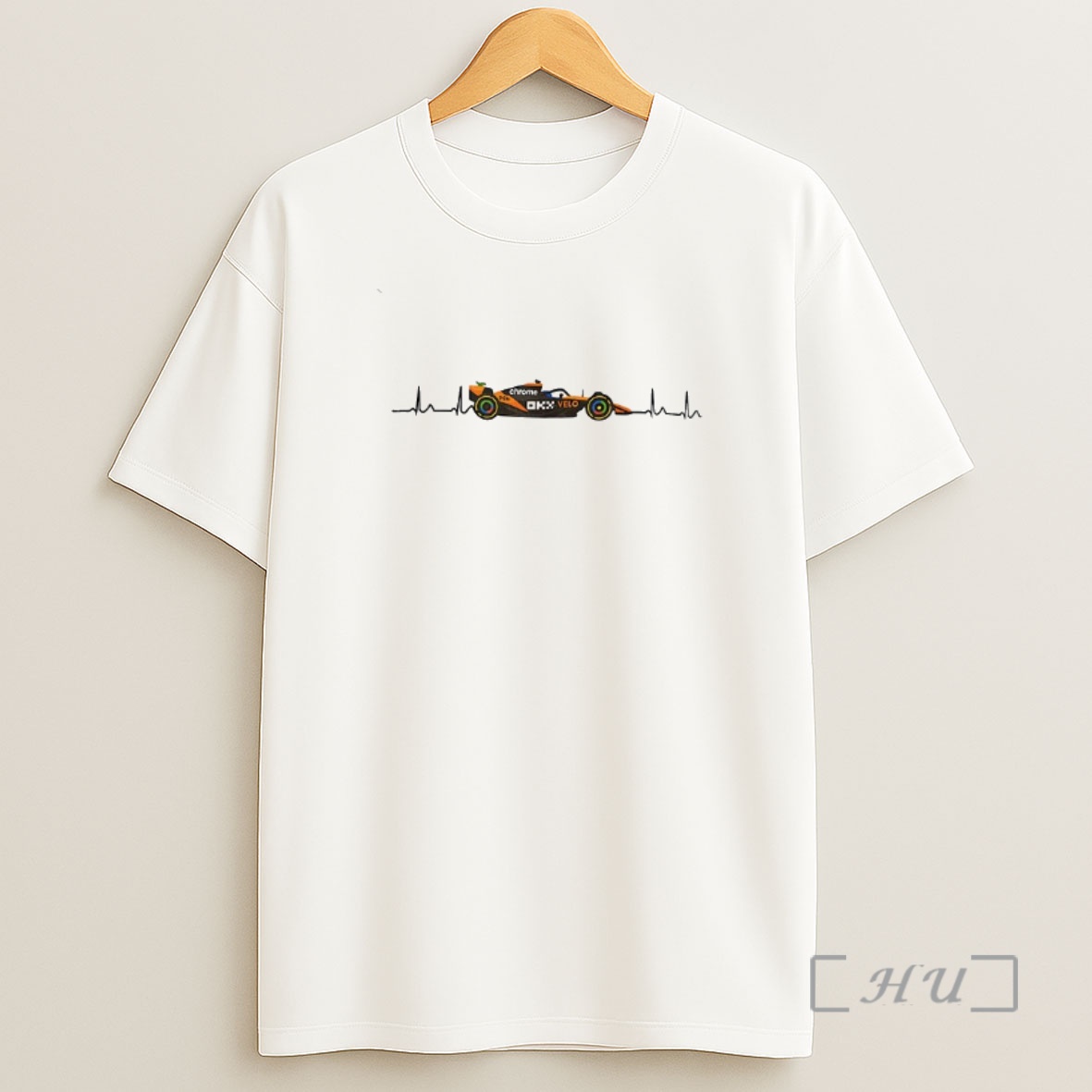 Officials Mclaren F1 Chrome Velo Racing Heart Rate Shirt Sweatshirt Tee