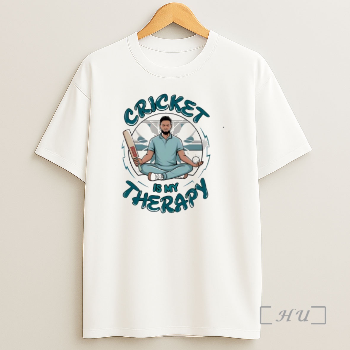 Officials Meditating And Cricket Is My Therapy Shirt Sweatshirt Tee