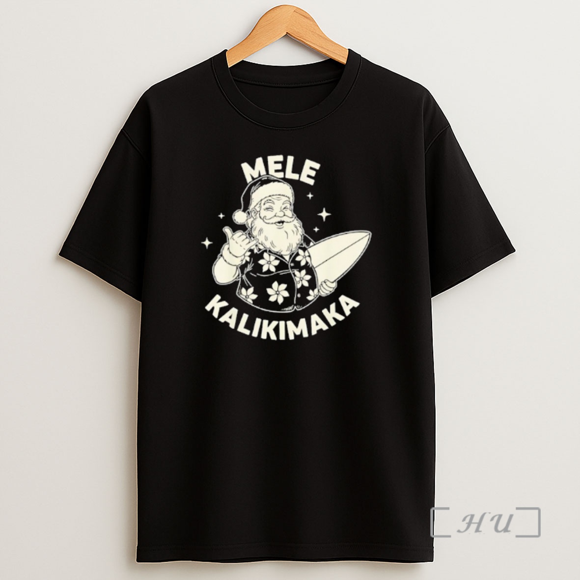 Officials Mele Kalikimaka Santa Shaka Hawaii Shirt Sweatshirt Tee