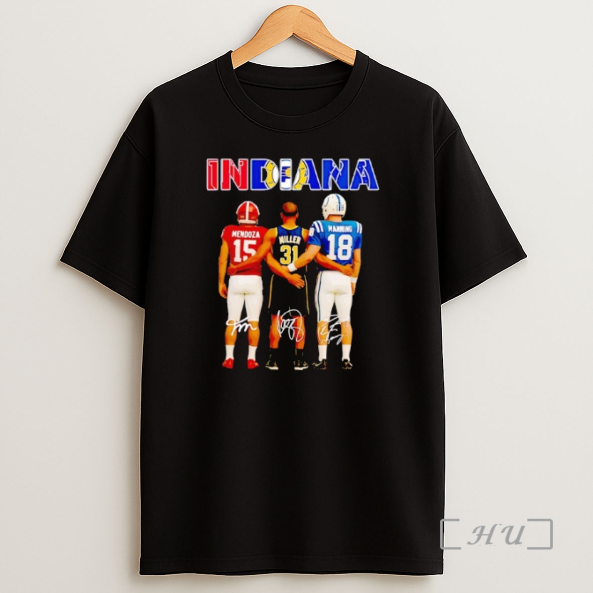Officials Mendoza Miller Manning Of Teams Indiana Hoosier Indiana Pacers Indianapolis Colts Shirt Sweatshirt Tee