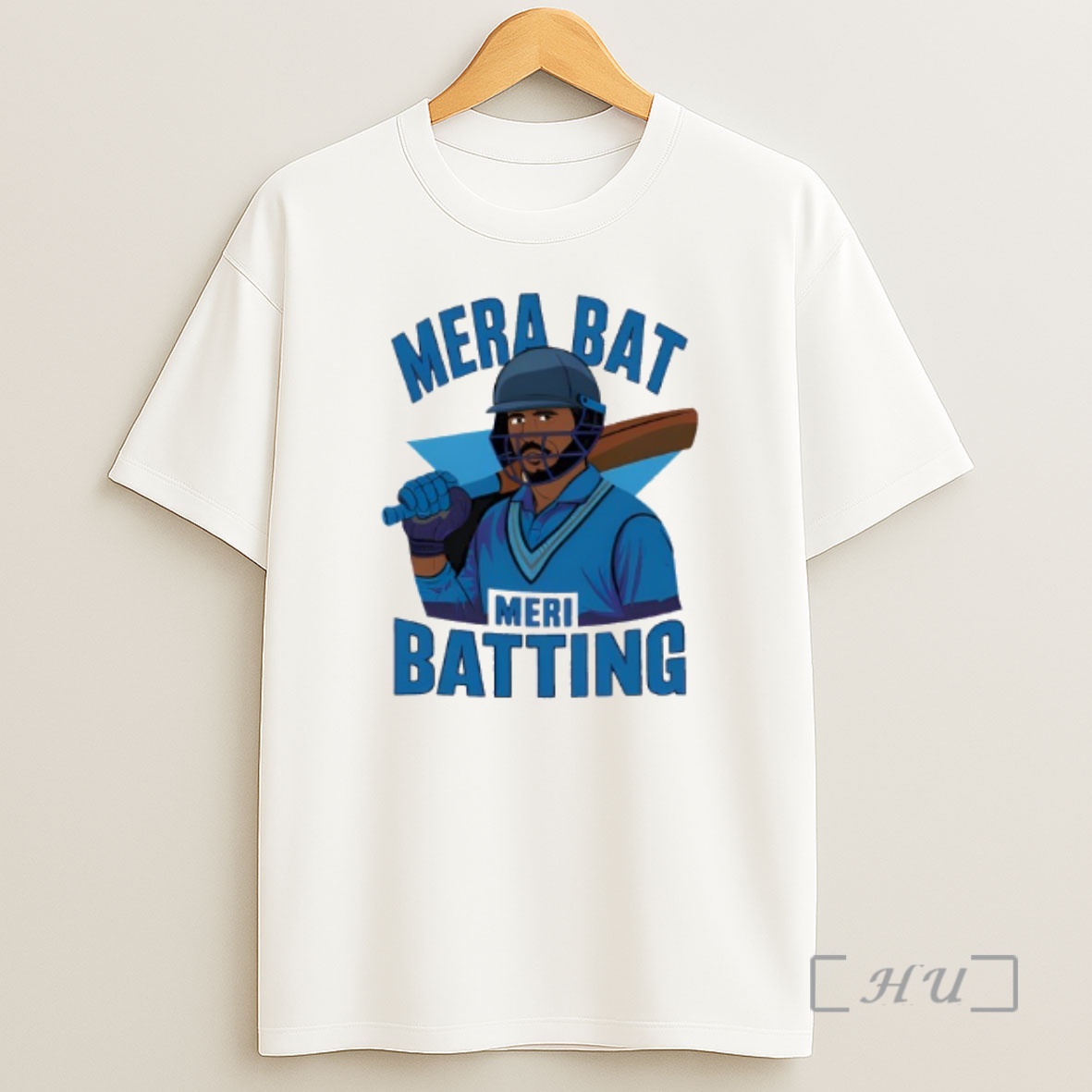 Officials Mera Bat Meri Batting Hindi Phrase In India For Cricket Shirt Sweatshirt Tee
