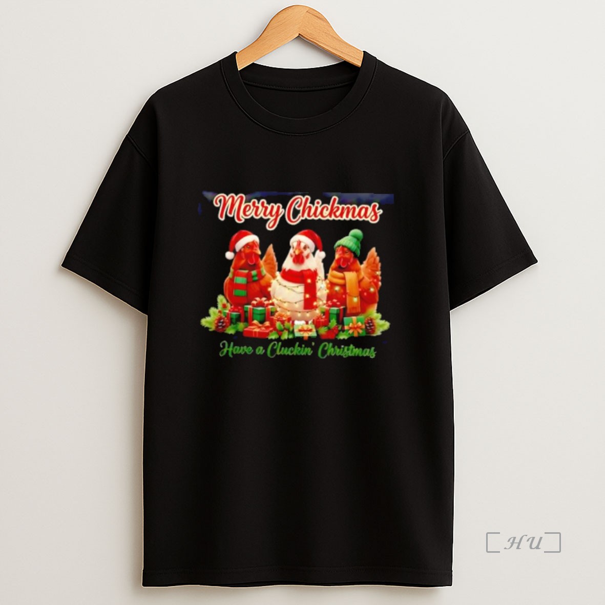 Officials Merry Chickmas Chickens Have A Cluckin Christmas Premium Shirt Sweatshirt Tee