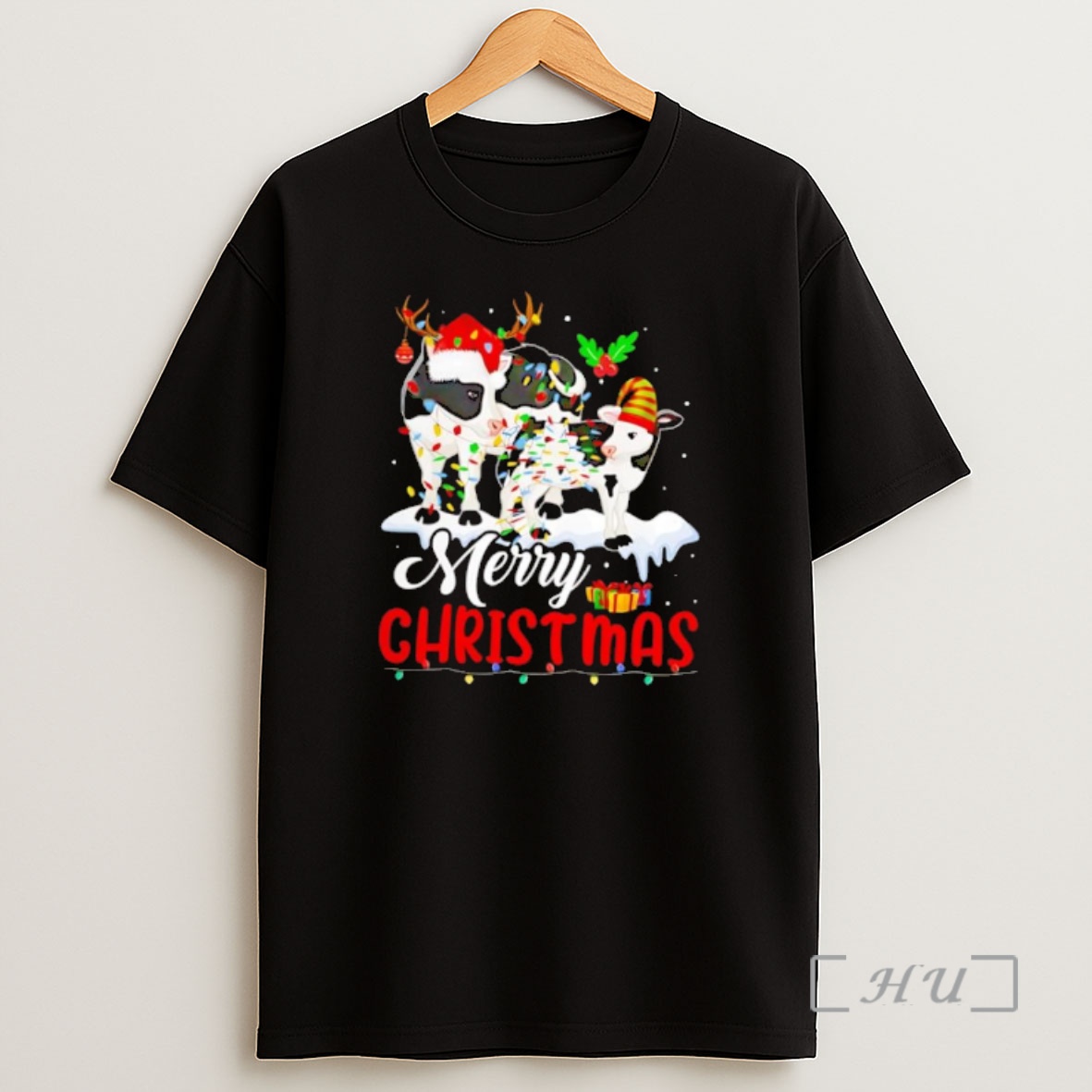Officials Merry Christmas Cow Premium Shirt Sweatshirt Tee