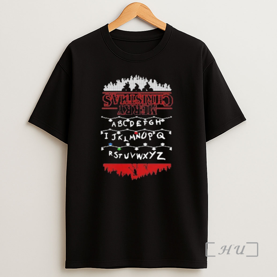 Officials Merry Christmas Upside Down Stranger Things Ugly Christmas Sweat Premium Shirt Sweatshirt Tee