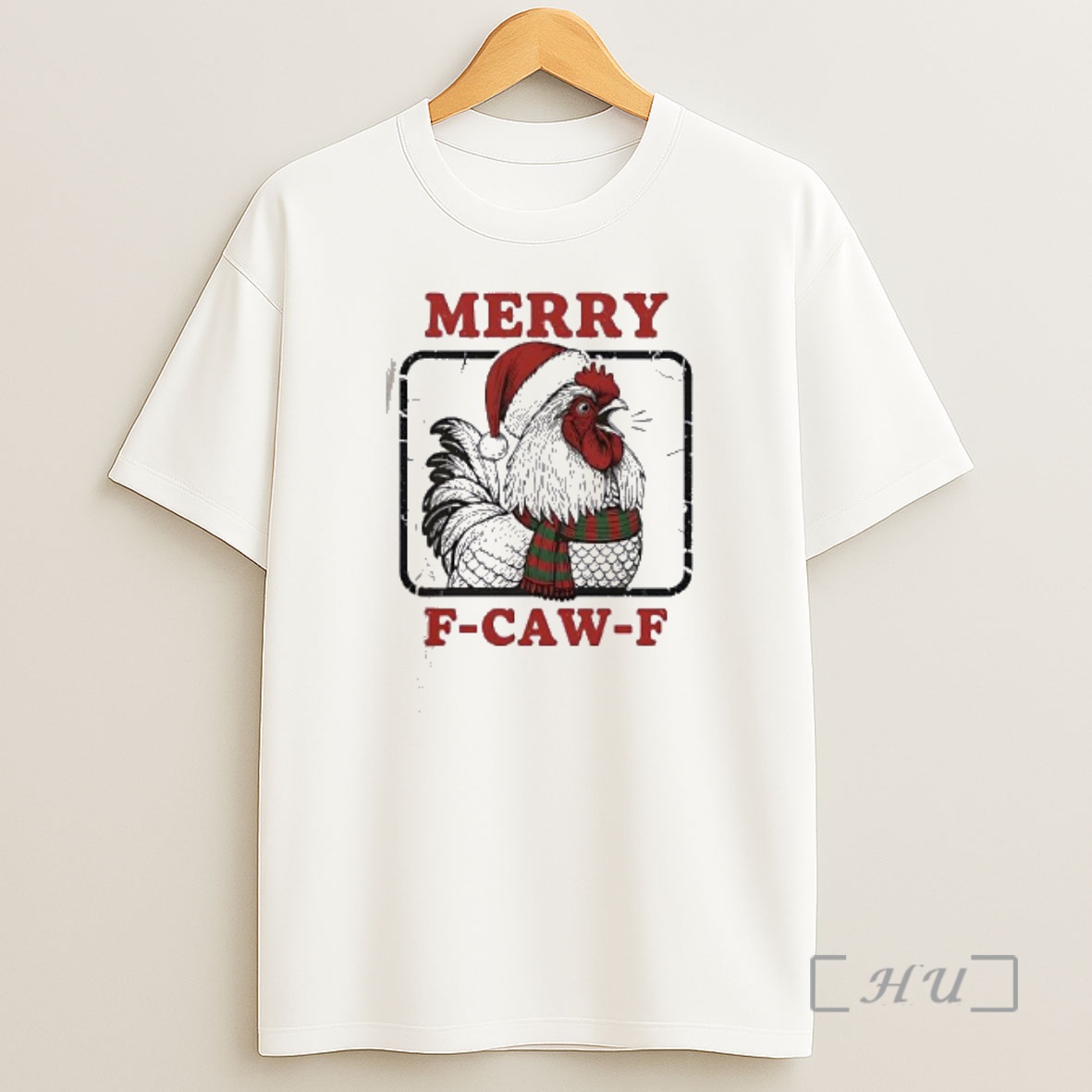 Officials Merry F Caw F Chicken Rooster Premium Shirt Sweatshirt Tee