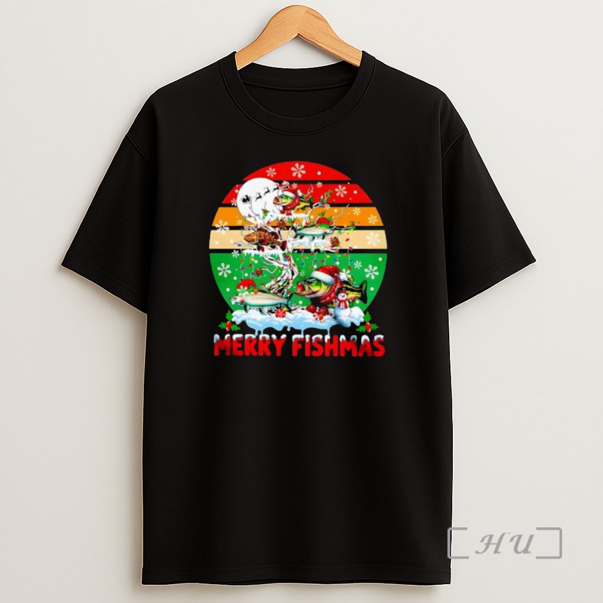 Officials Merry Fishmas Premium Shirt Sweatshirt Tee